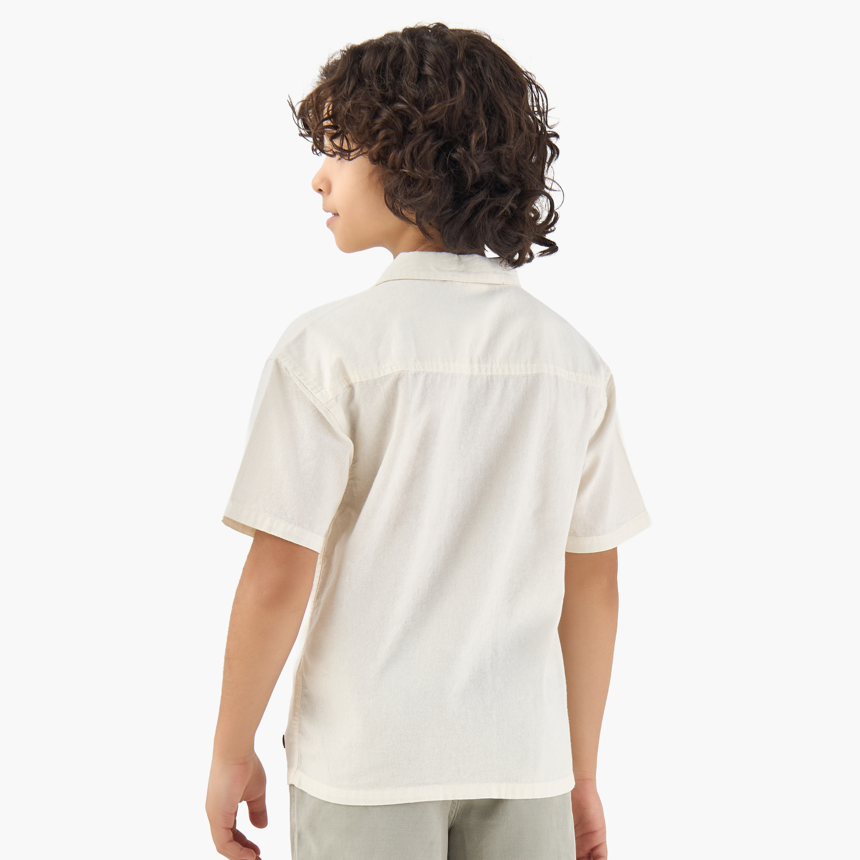 Eligo Short Sleeves Shirt with Embroidery-boys-clothing-shirts-image-3