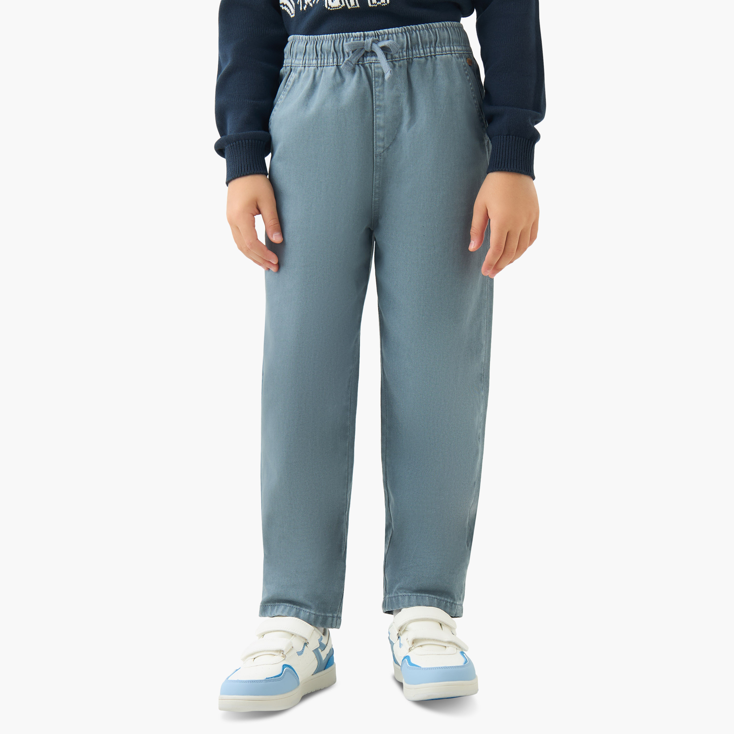 Eligo Trousers with Drawstring Closure-boys-clothing-bottoms-trousers-image-1