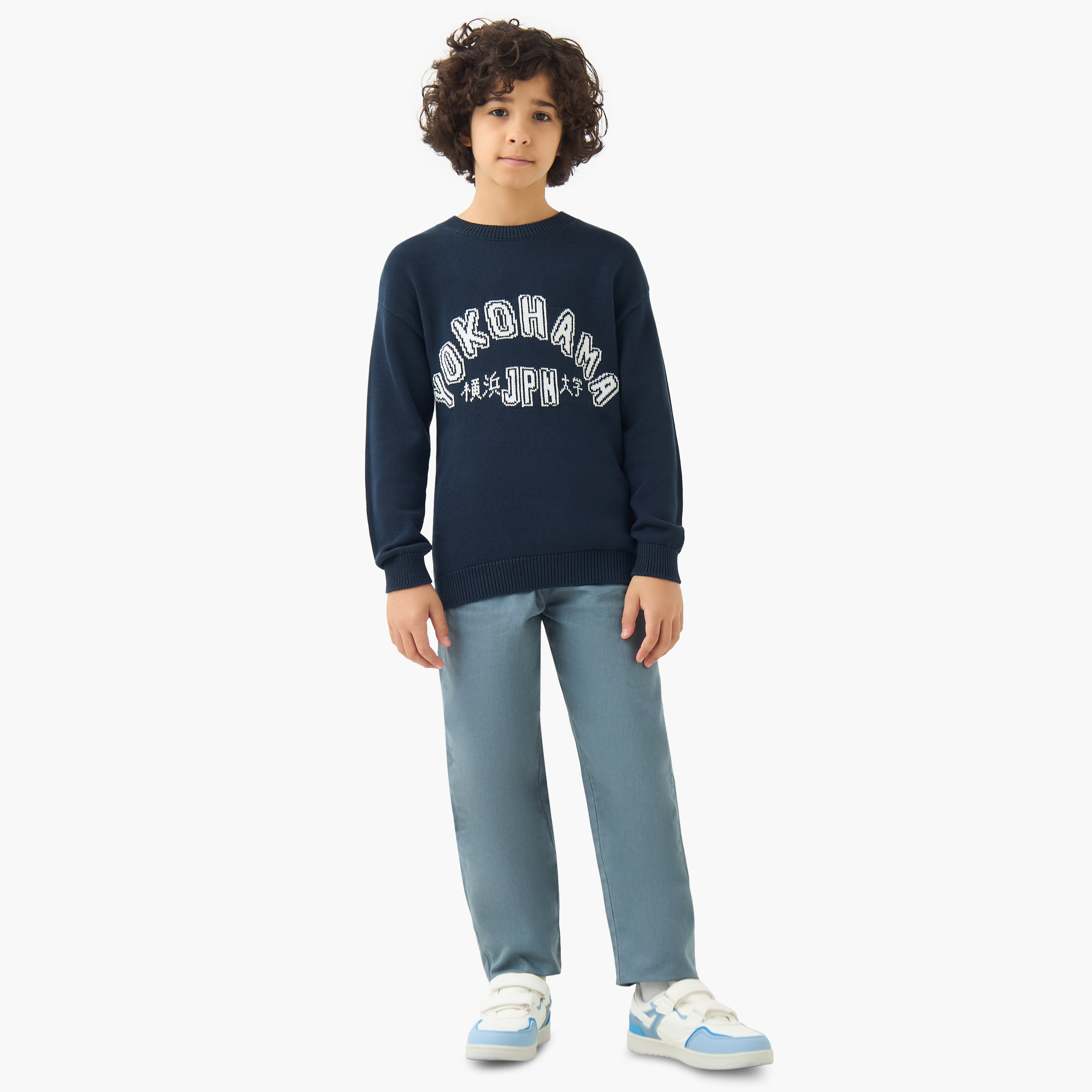 Eligo Trousers with Drawstring Closure-boys-clothing-bottoms-trousers-image-2
