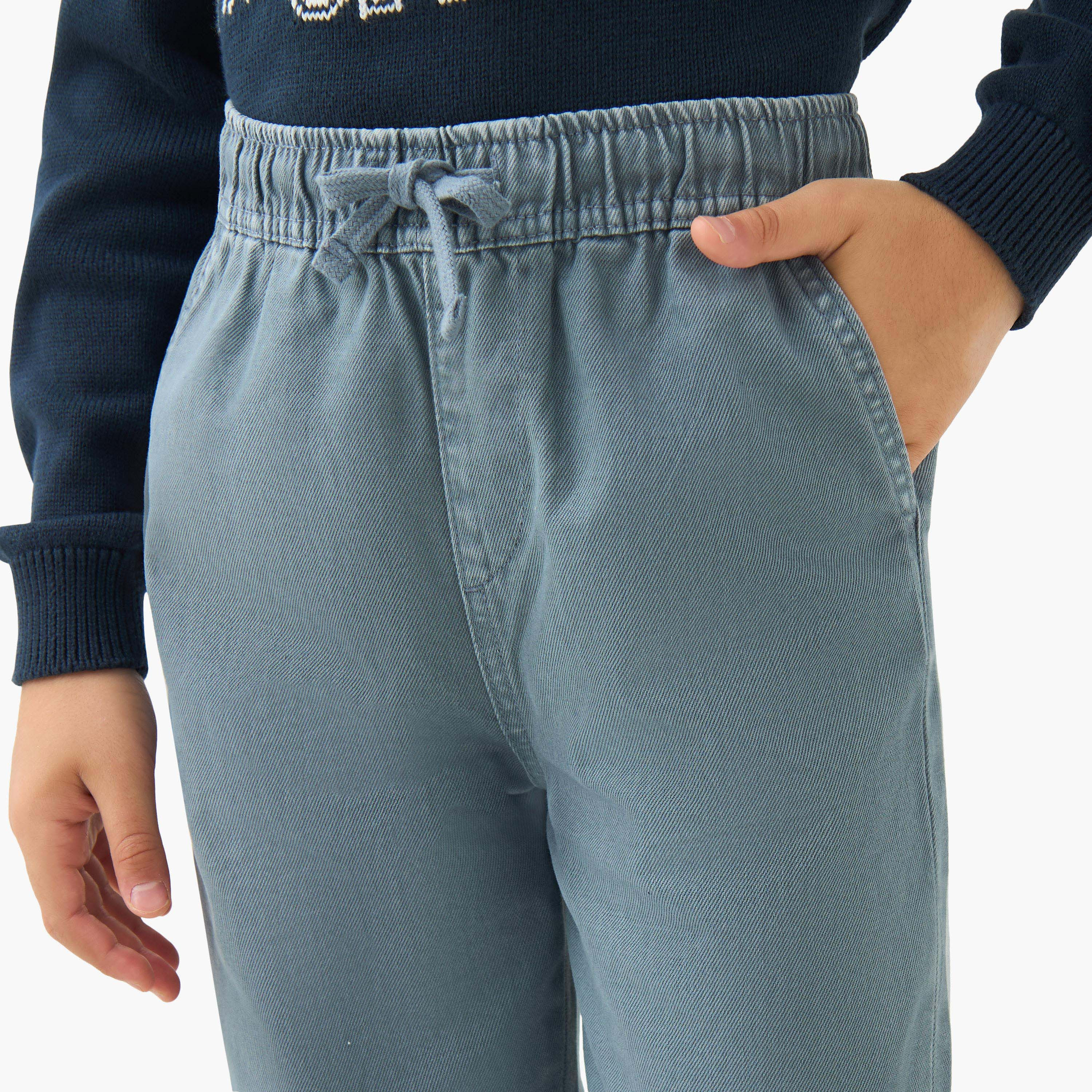 Eligo Trousers with Drawstring Closure-boys-clothing-bottoms-trousers-image-4
