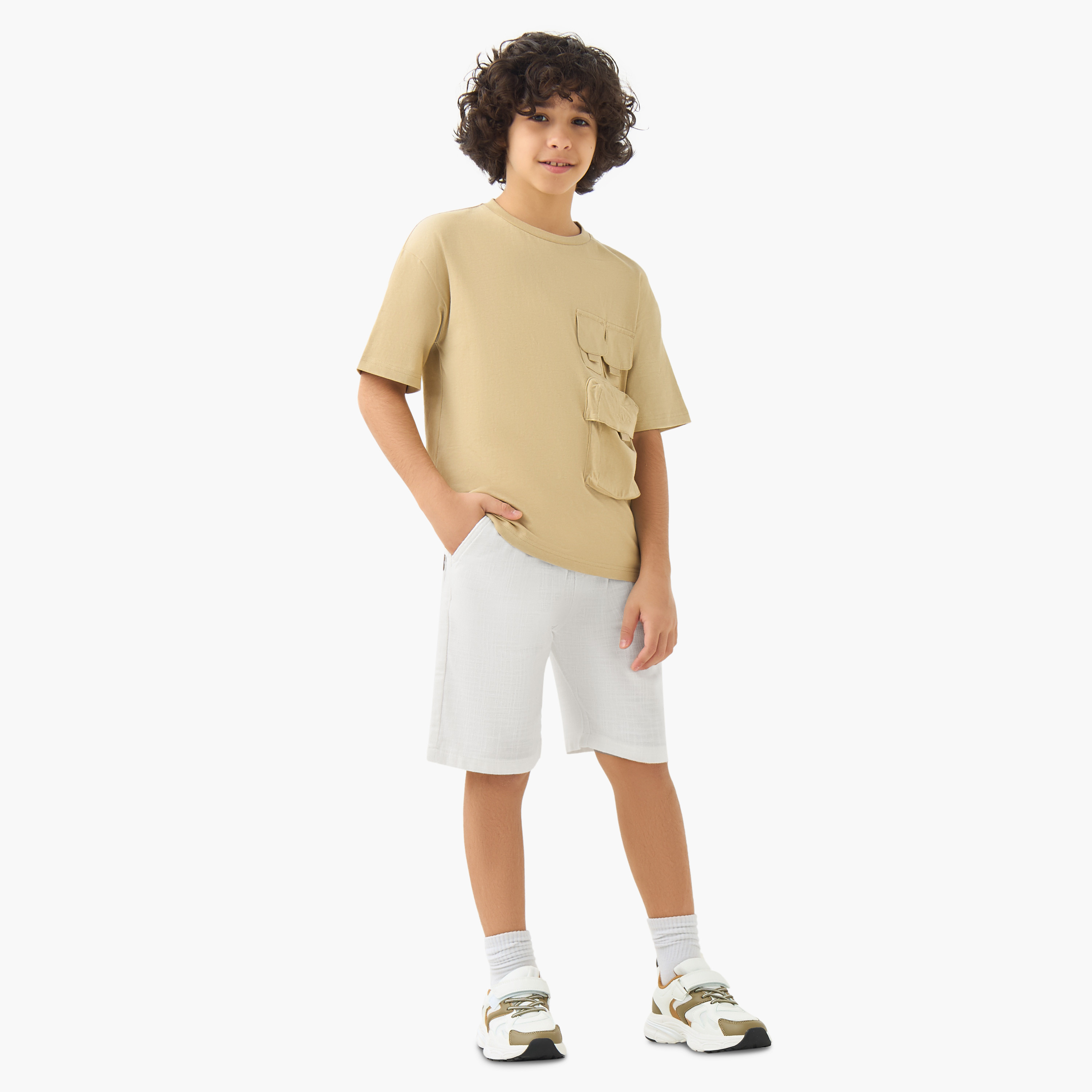 شورت بخصر مطاطي وجيوب من إليجو-boys-clothing-bottoms-shorts-image-5