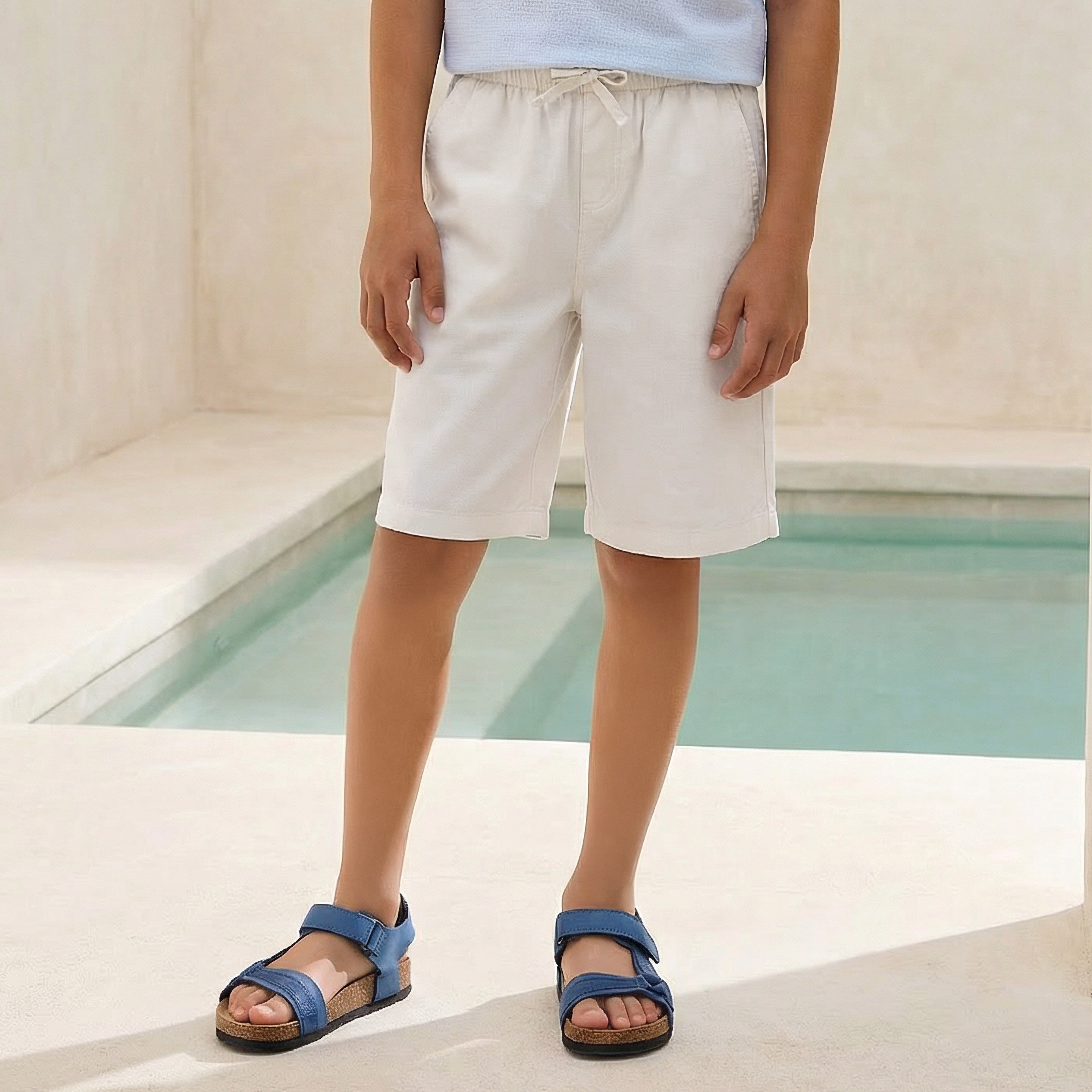 شورت بخصر مطاطي برباط وجيوب-boys-clothing-bottoms-shorts-image-1
