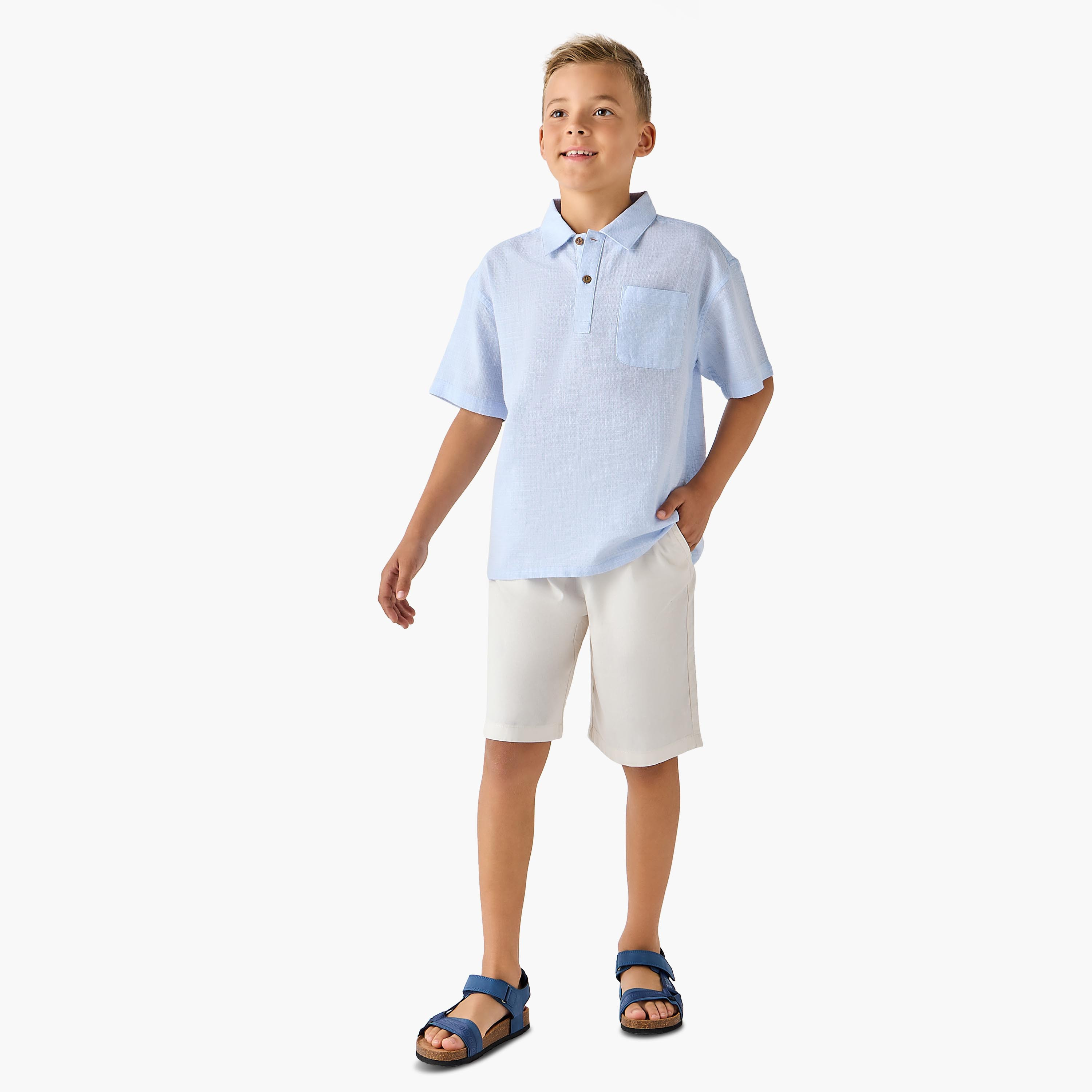 شورت بخصر مطاطي برباط وجيوب-boys-clothing-bottoms-shorts-image-2