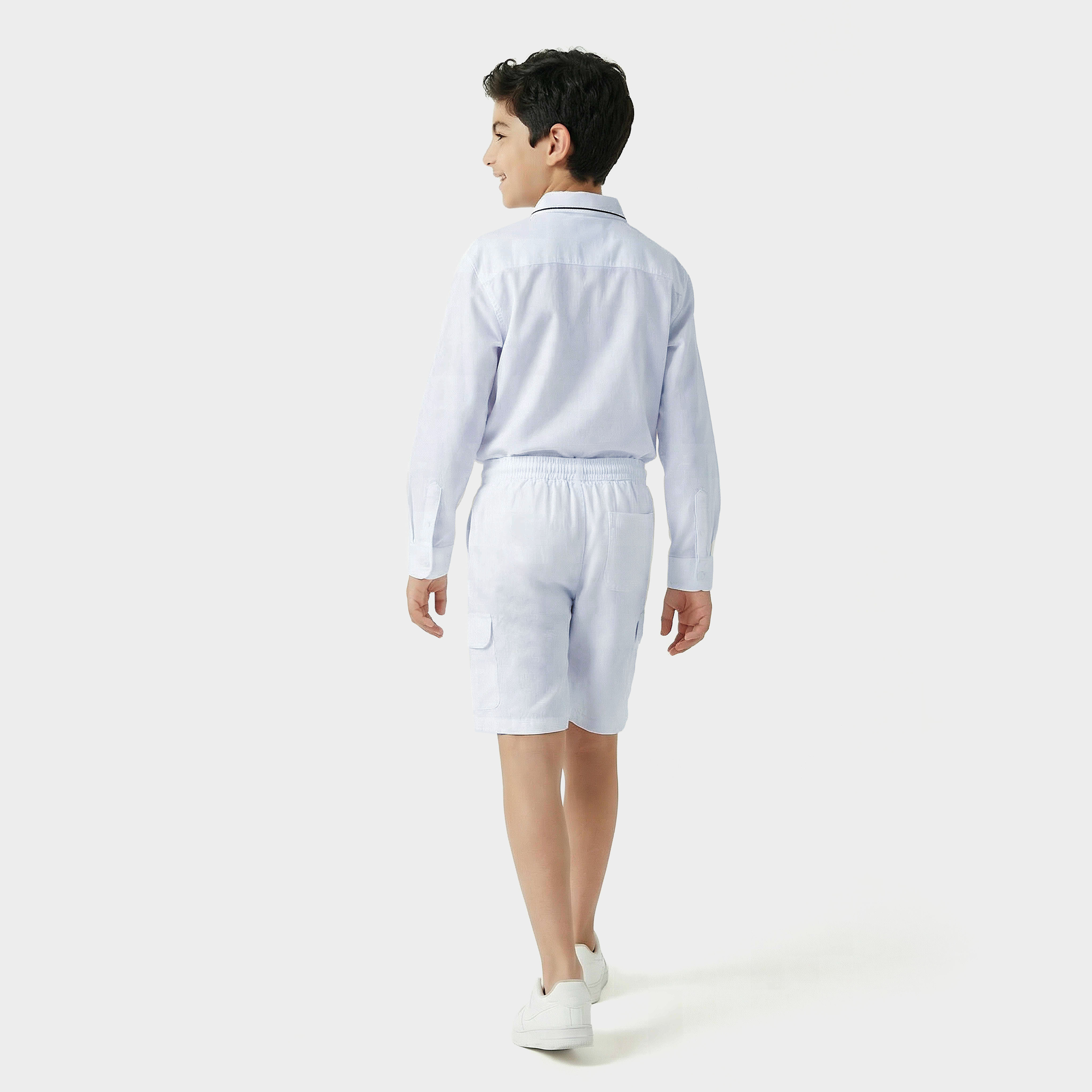 Eligo Knee Length Drawstring Waist Shorts with Pockets-boys-clothing-bottoms-shorts-image-3