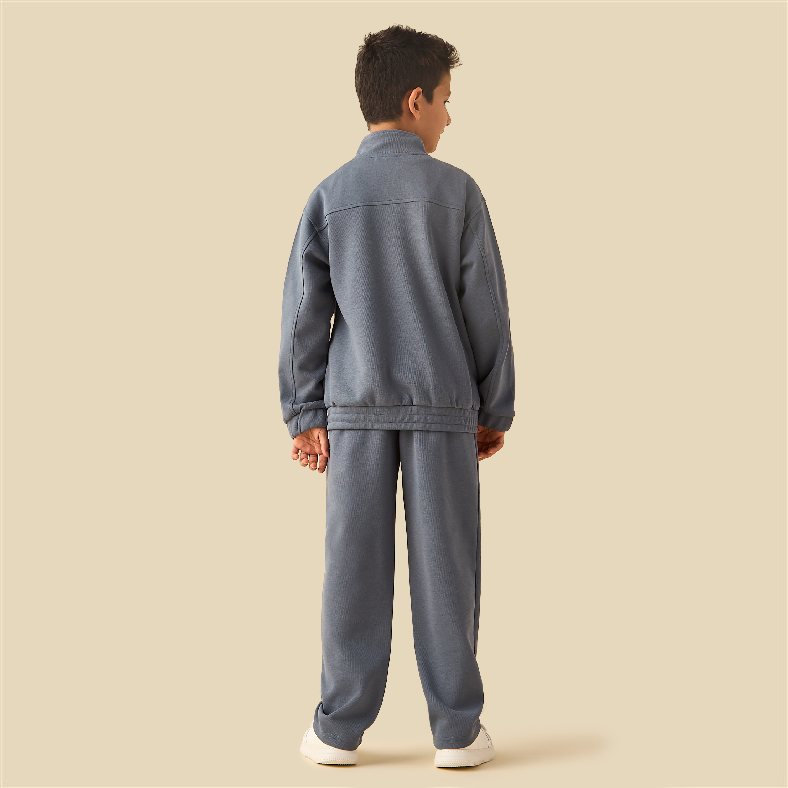 Eligo High Neck Long Sleeves Sweatshirt and Track Pant Set-boys-clothing-setsandcoords-image-5