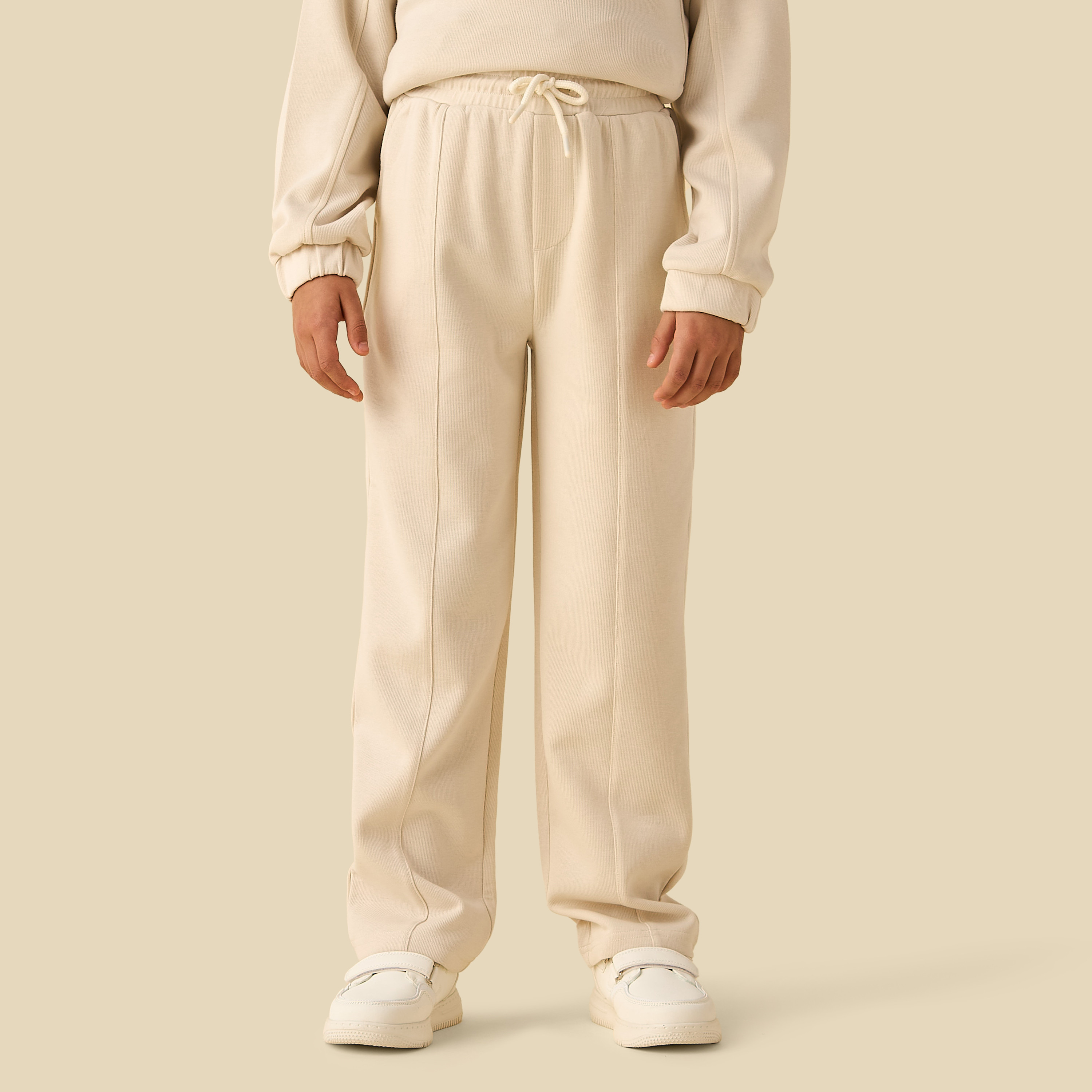 Eligo High Neck Long Sleeves Sweatshirt and Track Pant Set with Pockets-boys-clothing-setsandcoords-image-4