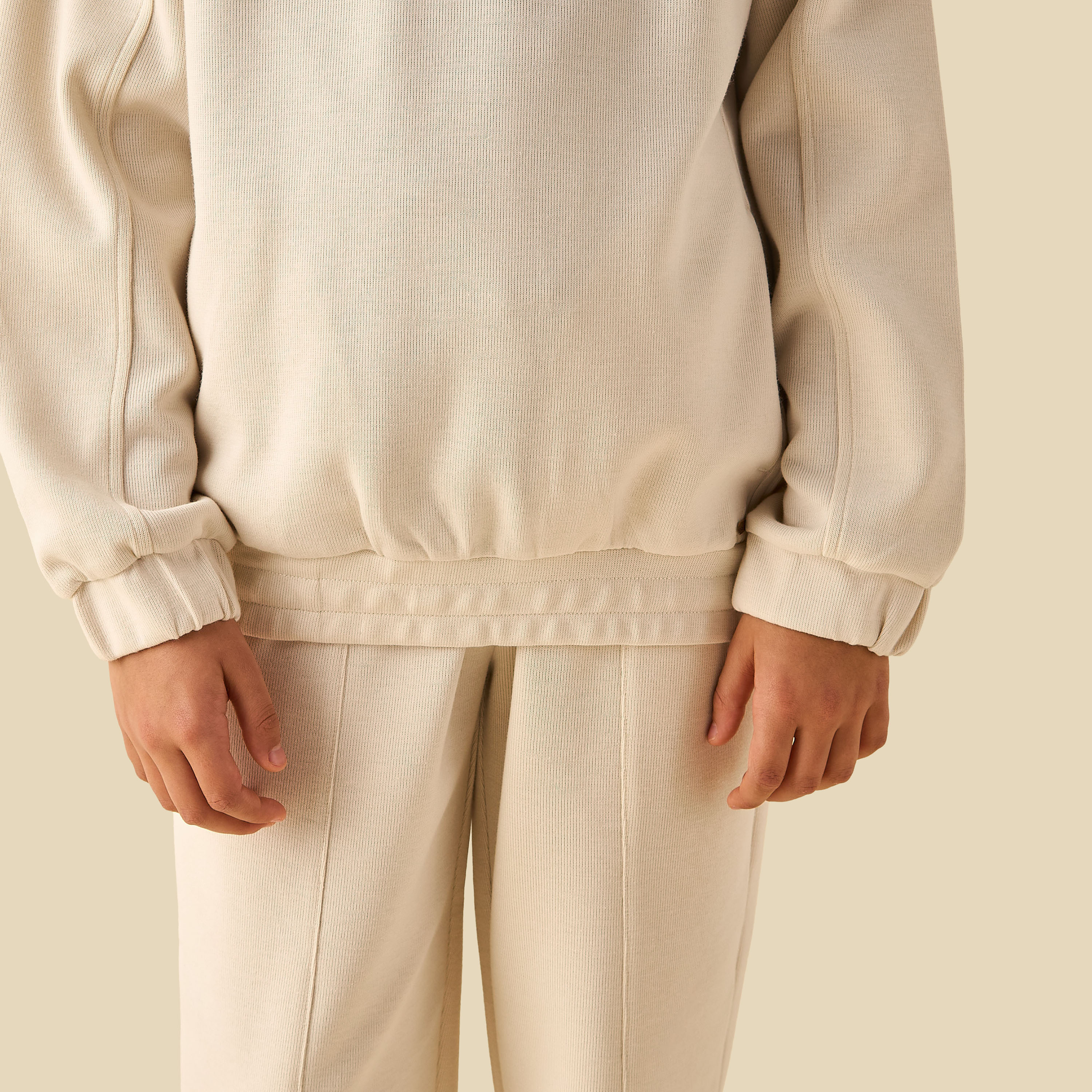 Eligo High Neck Long Sleeves Sweatshirt and Track Pant Set with Pockets-boys-clothing-setsandcoords-image-6