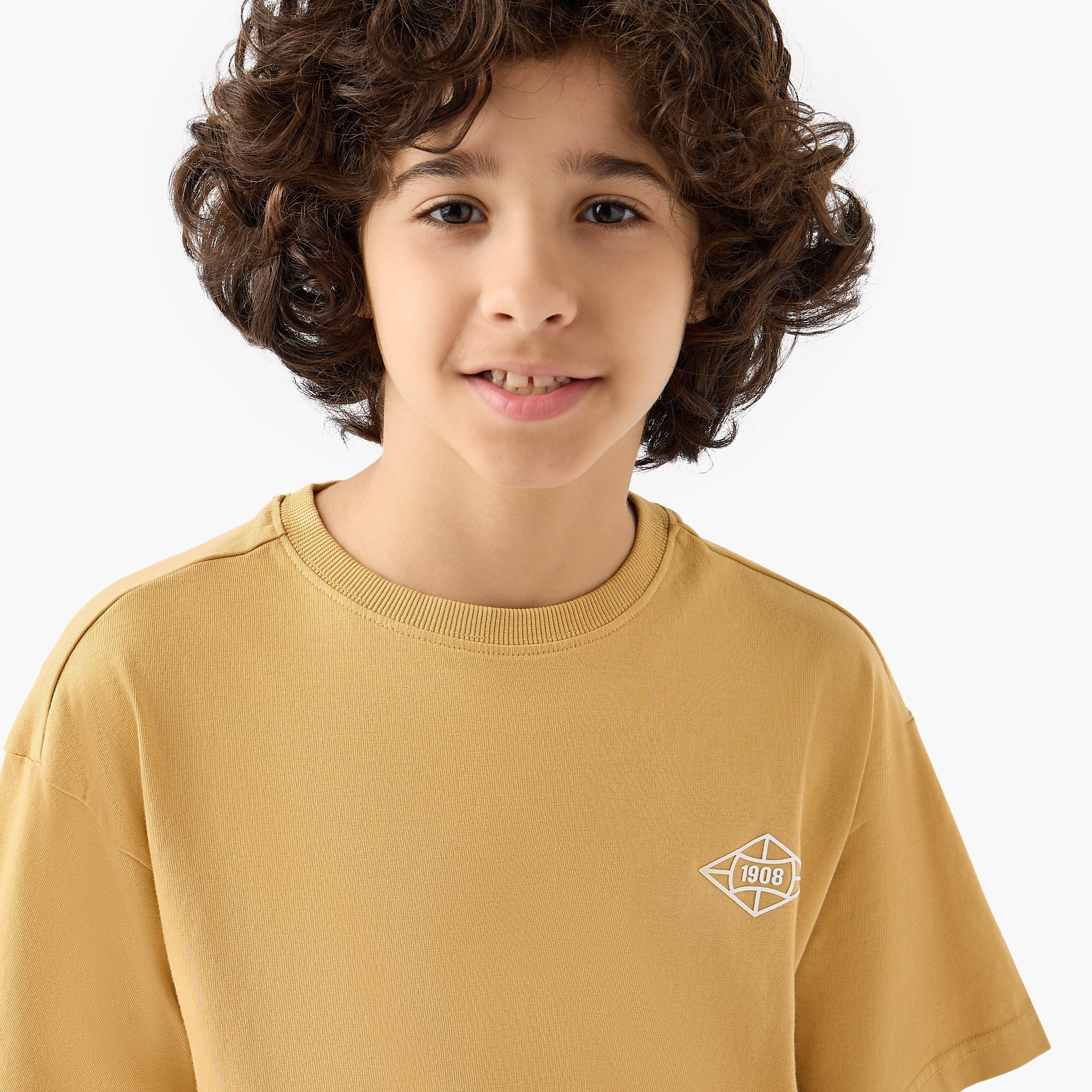 تيشيرت بياقة ضيقة وأكمام قصيرة وطبعات جرافيك من لي كوبر-boys-clothing-tshirtsandpolos-image-4
