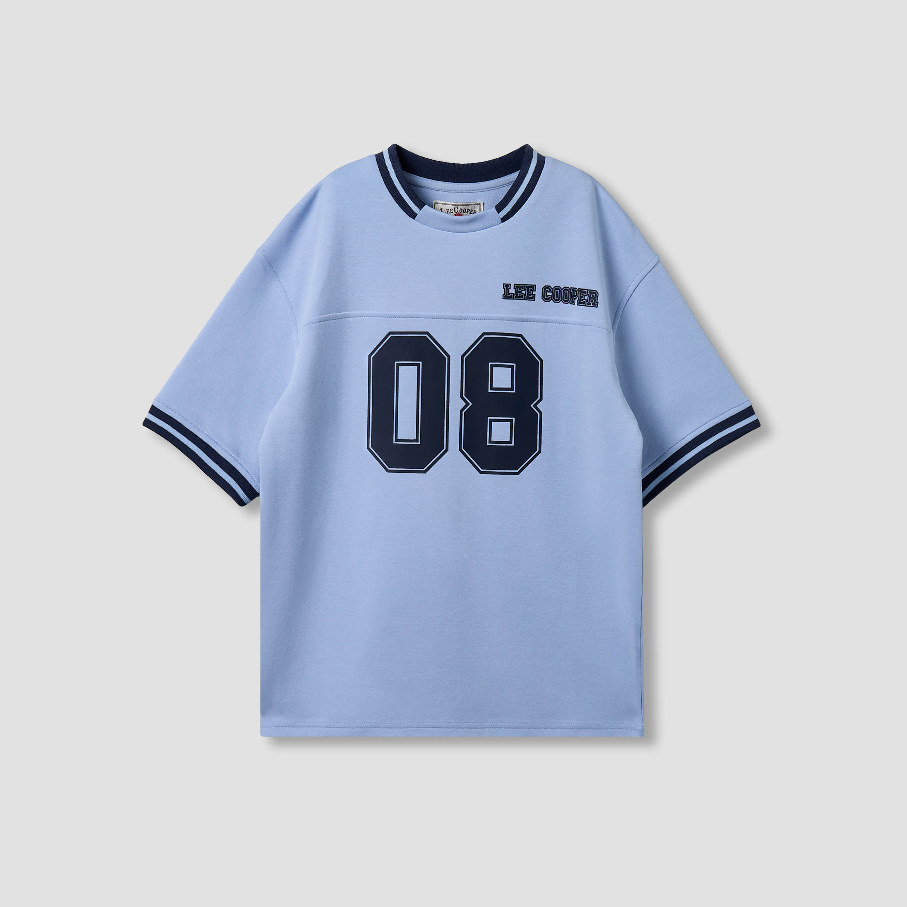 تيشيرت بياقة ضيقة وأكمام قصيرة وطبعات من لي كوبر-boys-clothing-tshirtsandpolos-image-1