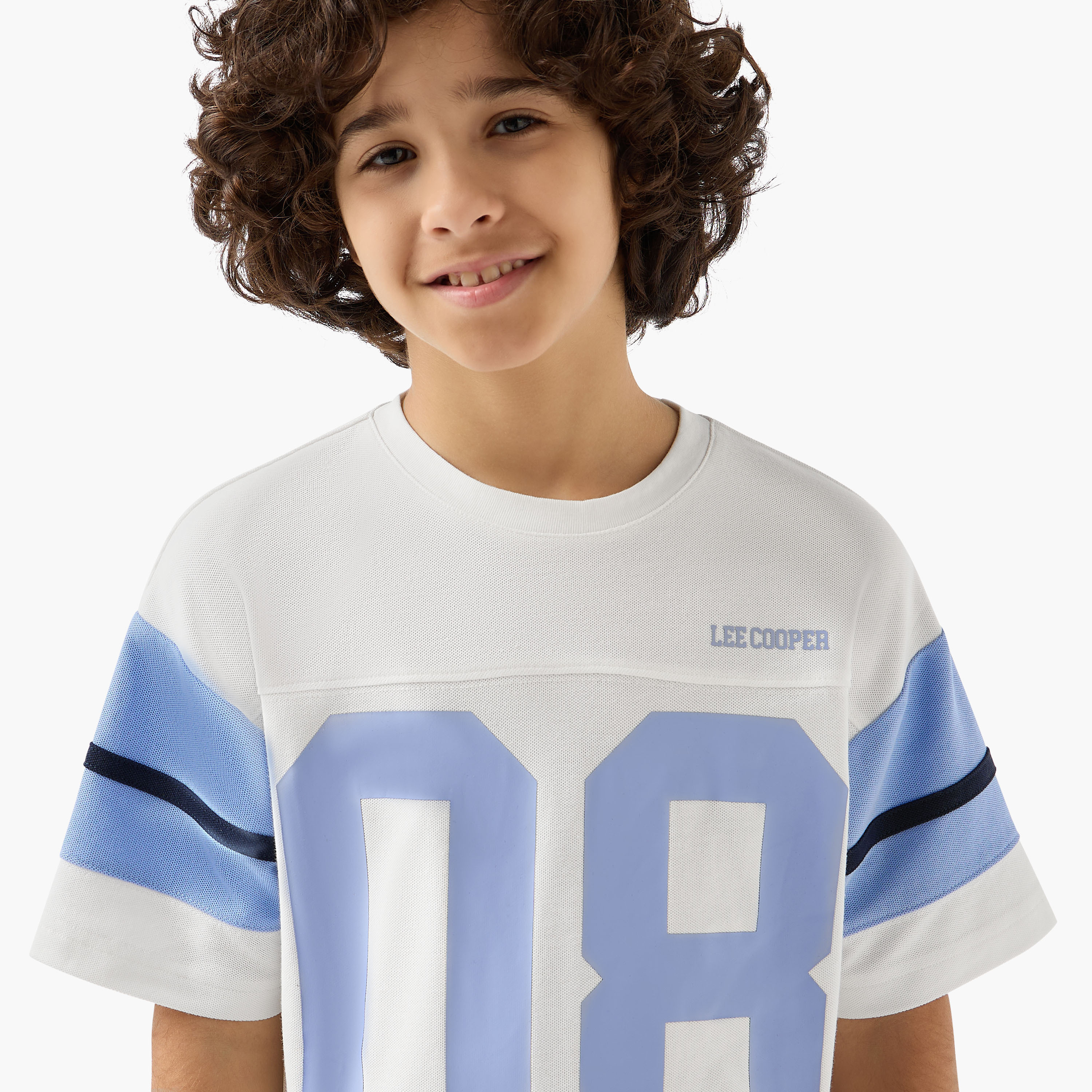 Lee Cooper V-neck Short Sleeves T-shirt with Varsity Print-boys-clothing-tshirtsandpolos-image-4