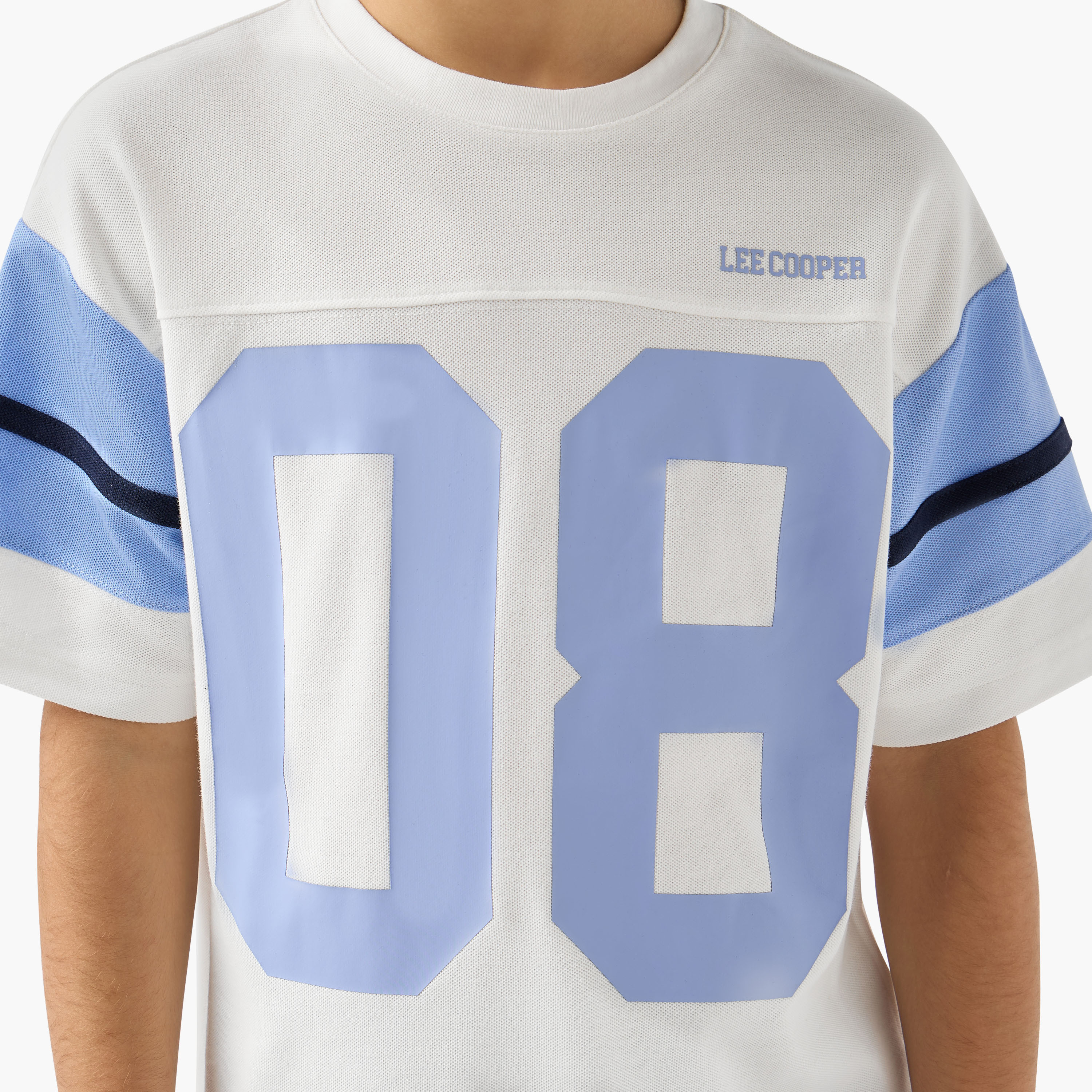 Lee Cooper V-neck Short Sleeves T-shirt with Varsity Print-boys-clothing-tshirtsandpolos-image-5