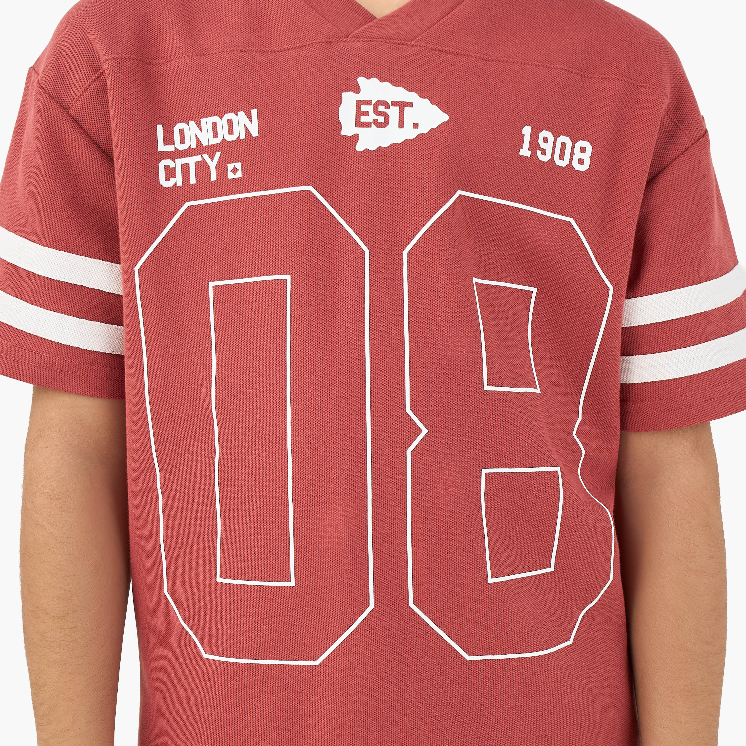 Lee Cooper Crew Neck Short Sleeves T-shirt with Varsity Print-boys-clothing-tshirtsandpolos-image-5