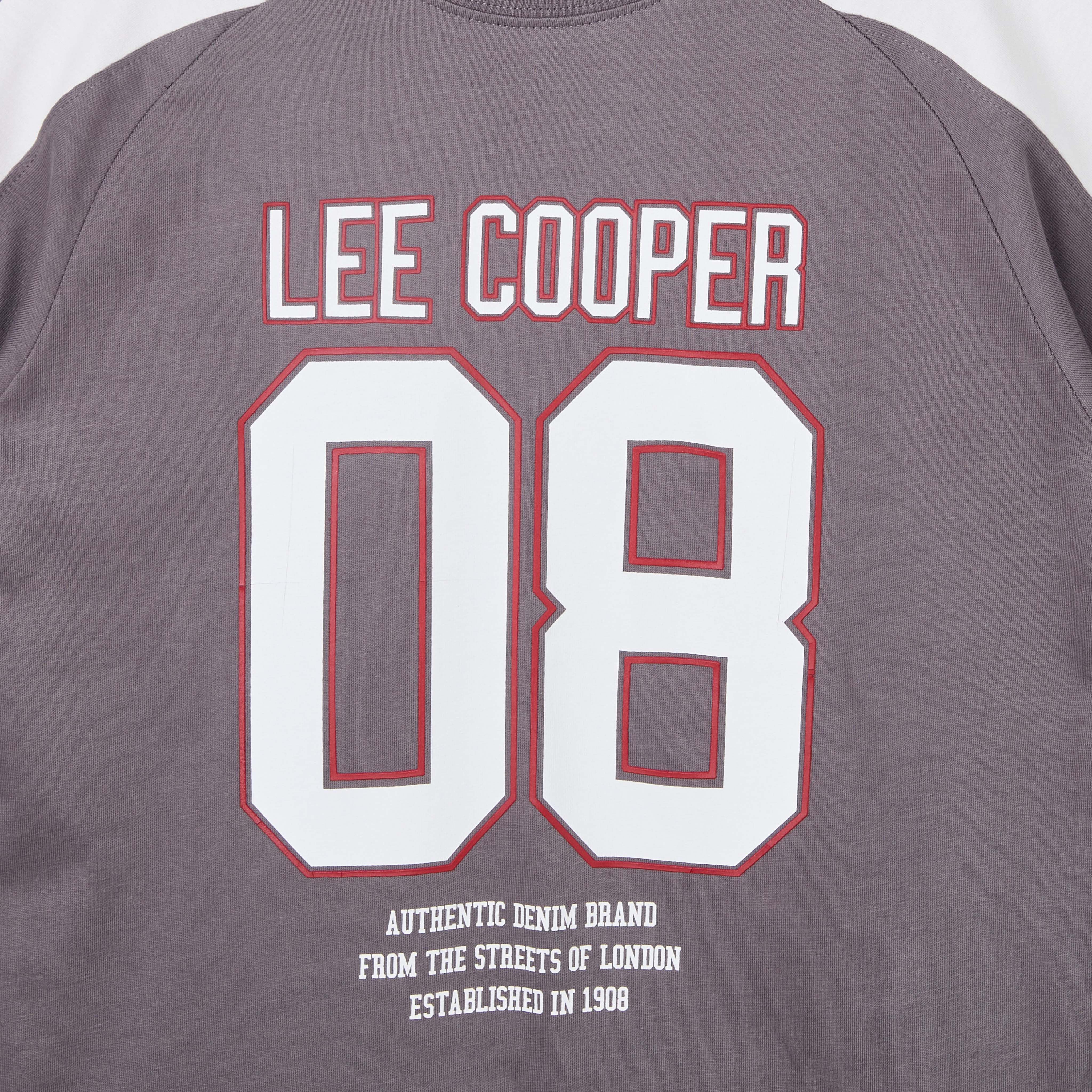 Lee Cooper Crew Neck Short Sleeves T-shirt with Varsity Print-boys-clothing-tshirtsandpolos-image-4