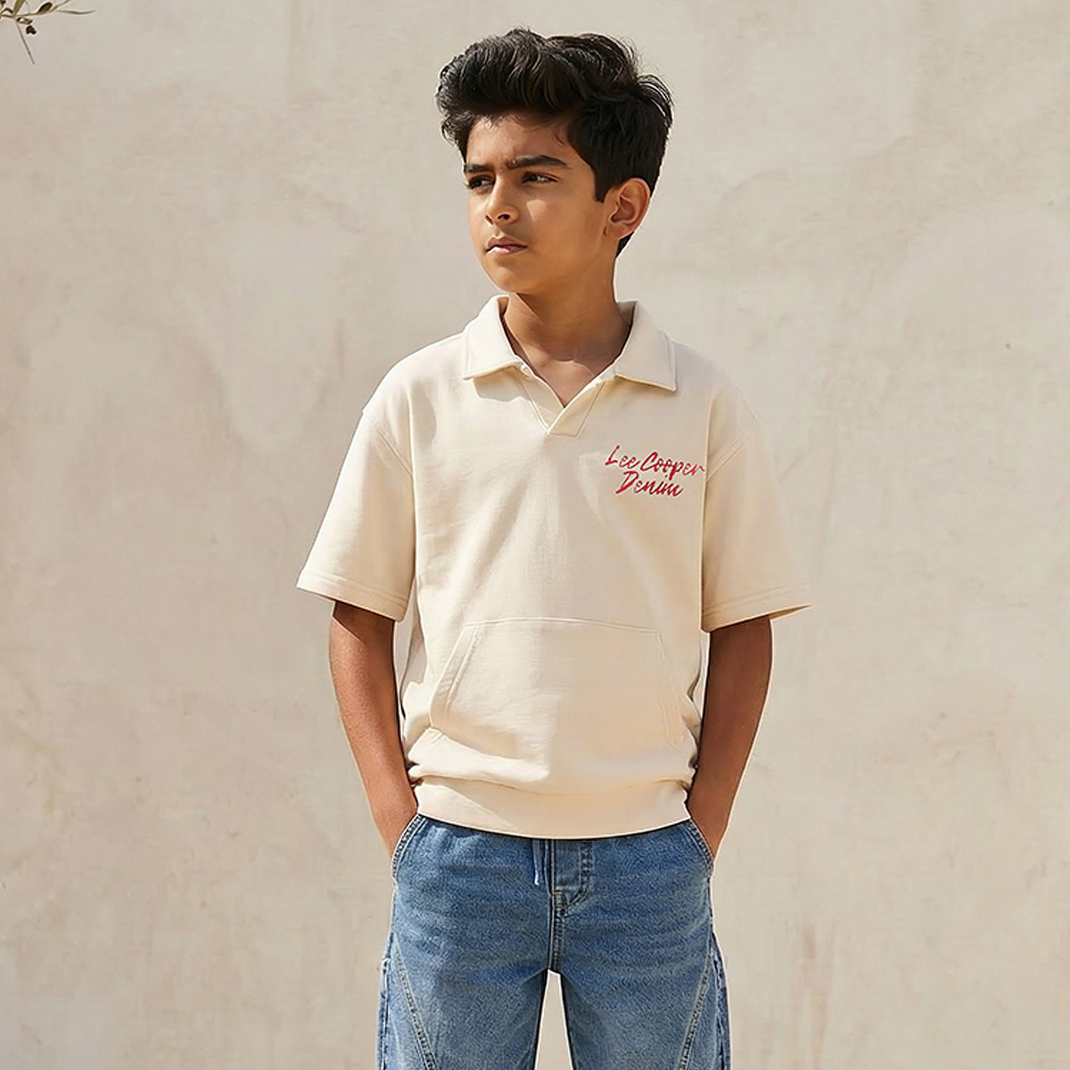 تيشيرت بولو بياقة جوني وأكمام قصيرة من لي كوبر-boys-clothing-tshirtsandpolos-image-3