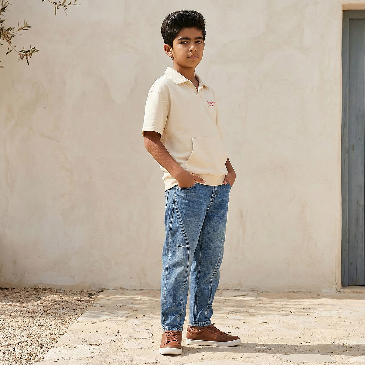 تيشيرت بولو بياقة جوني وأكمام قصيرة من لي كوبر-boys-clothing-tshirtsandpolos-image-5