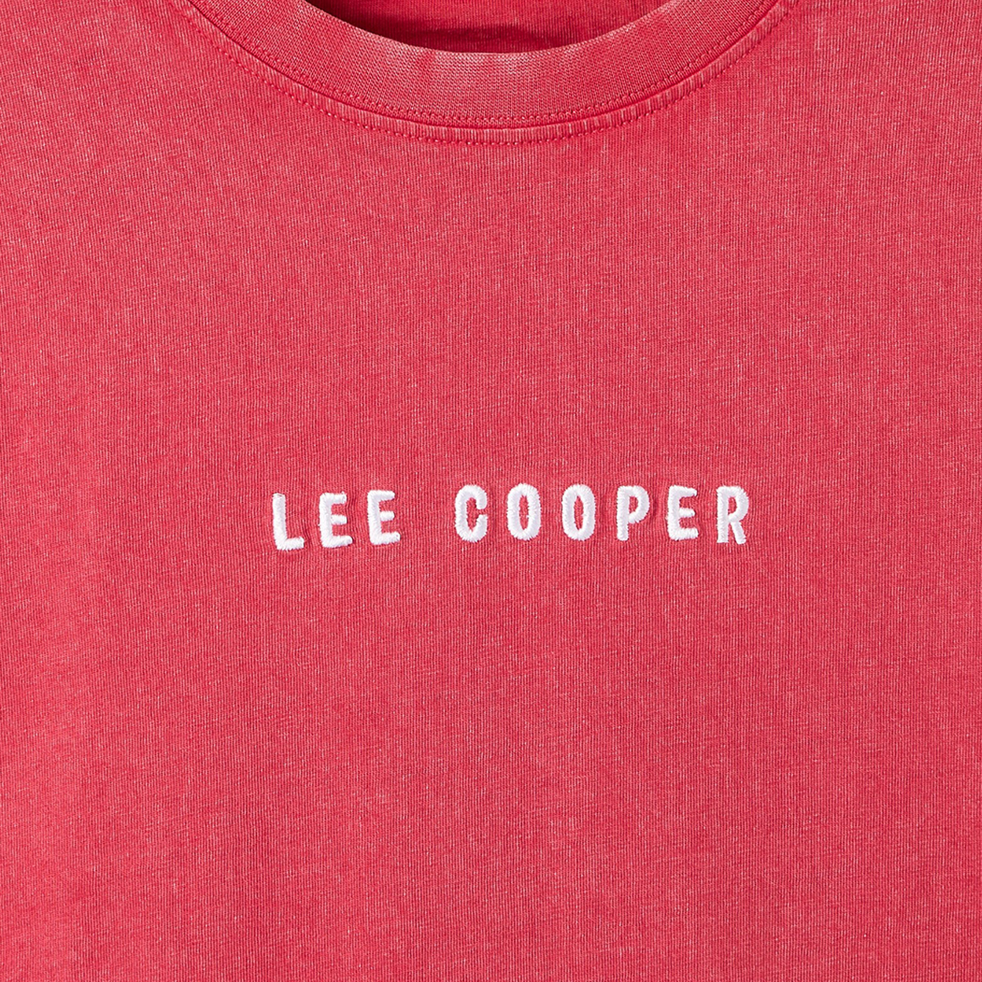 Lee Cooper Crew Neck Short Sleeves T-shirt with Logo Embroidery-boys-clothing-tshirtsandpolos-image-4