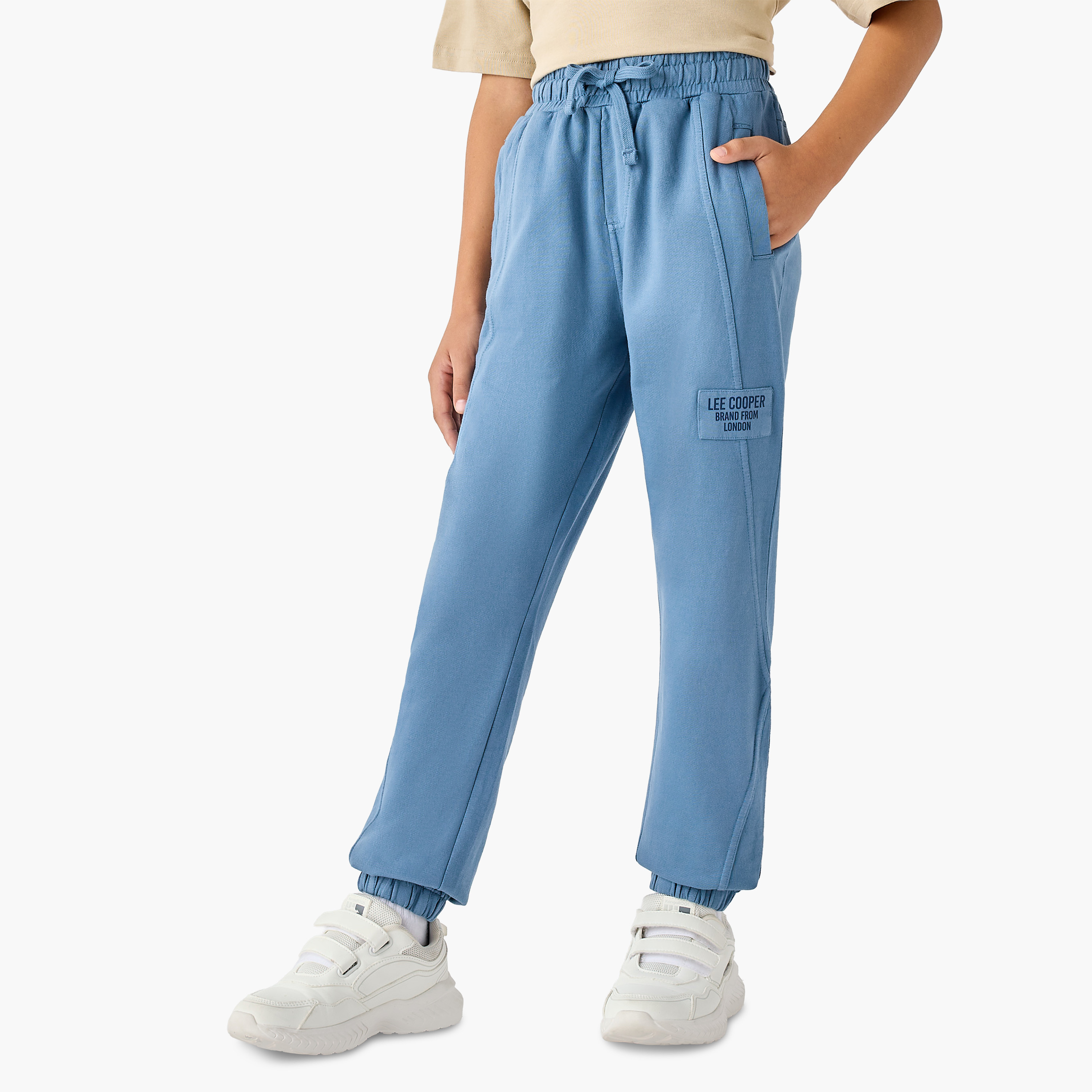 بنطلون رياضي برباط على الخصر وجيوب من لي كوبر-boys-clothing-bottoms-joggersandtrackpants-image-5