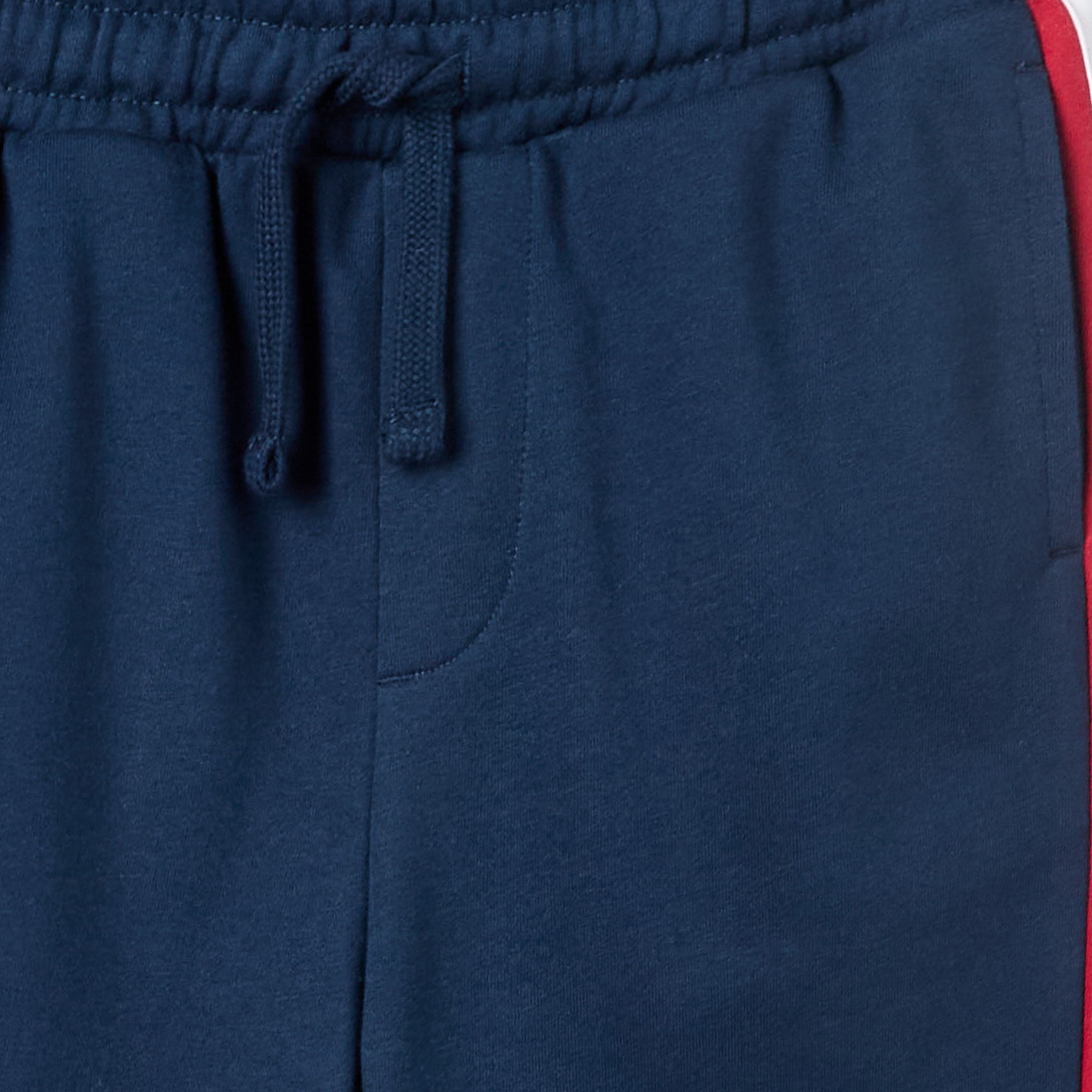 Lee Cooper Crew Neck Short Sleeves T-shirt and Shorts Set with Varsity Print-boys-clothing-setsandcoords-image-5