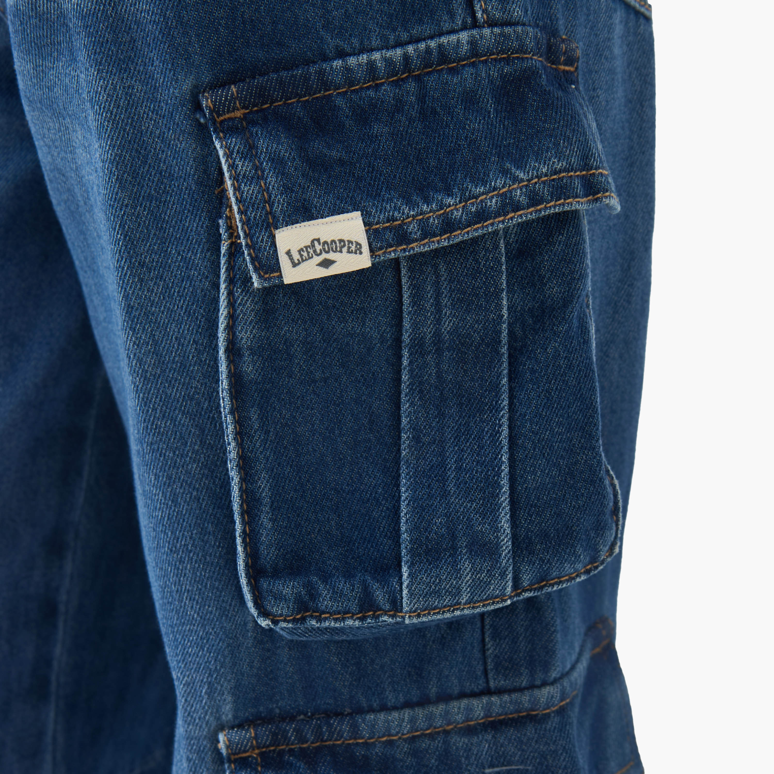 Lee Cooper Cargo Jeans with Pockets-boys-clothing-bottoms-jeans-image-6