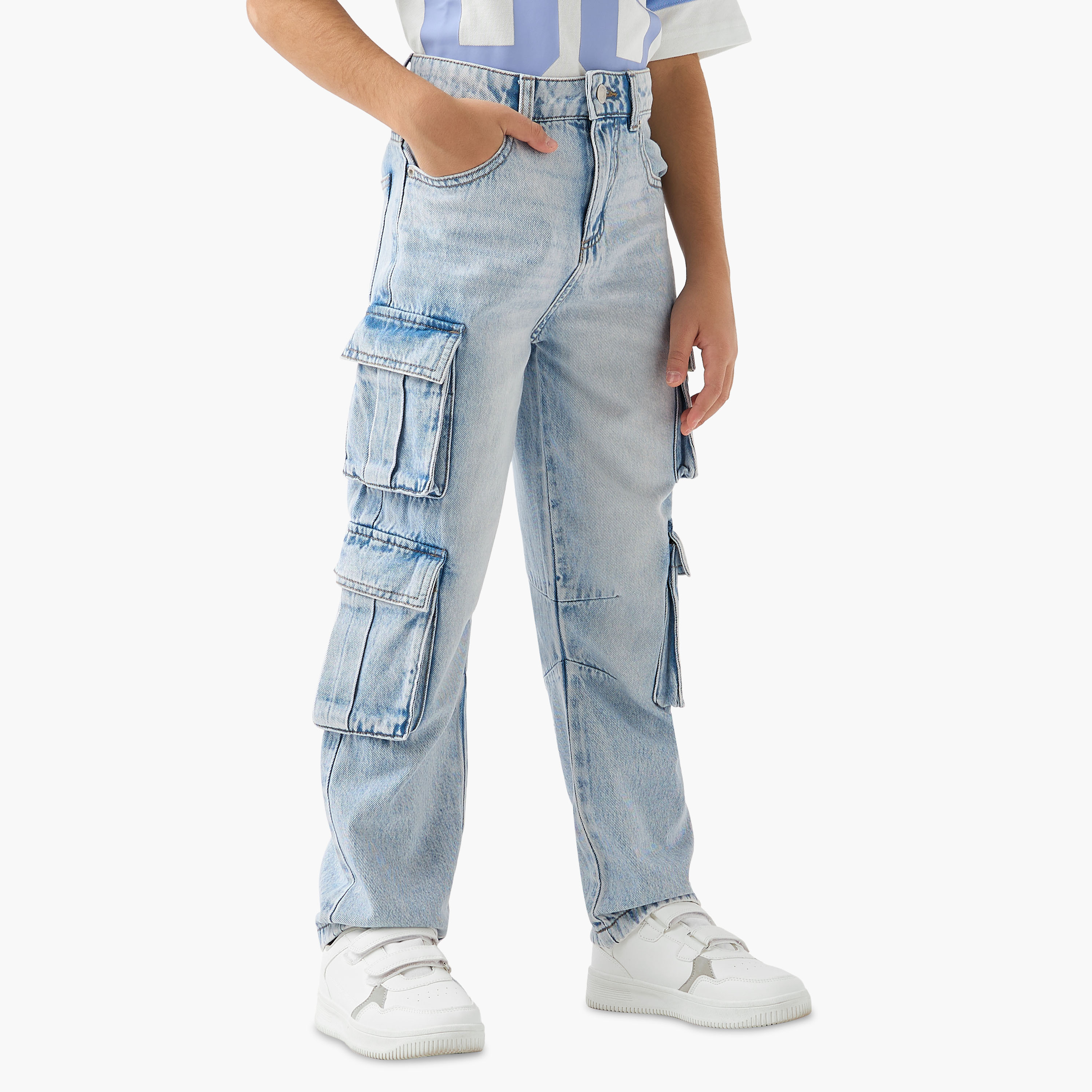 Lee Cooper Jeans with Pockets-boys-clothing-bottoms-jeans-image-1