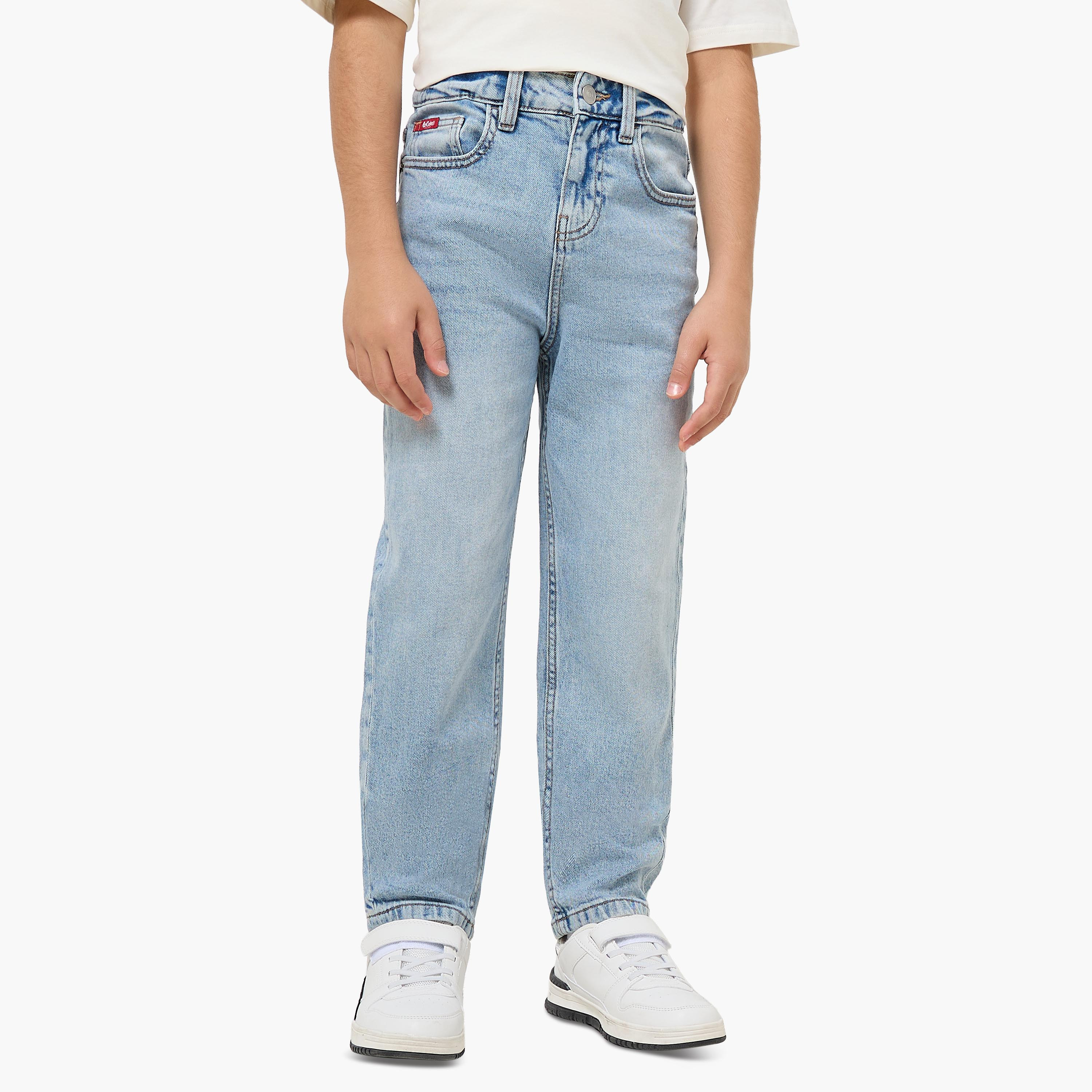 Lee Cooper Jeans with Pockets-boys-clothing-bottoms-jeans-image-1