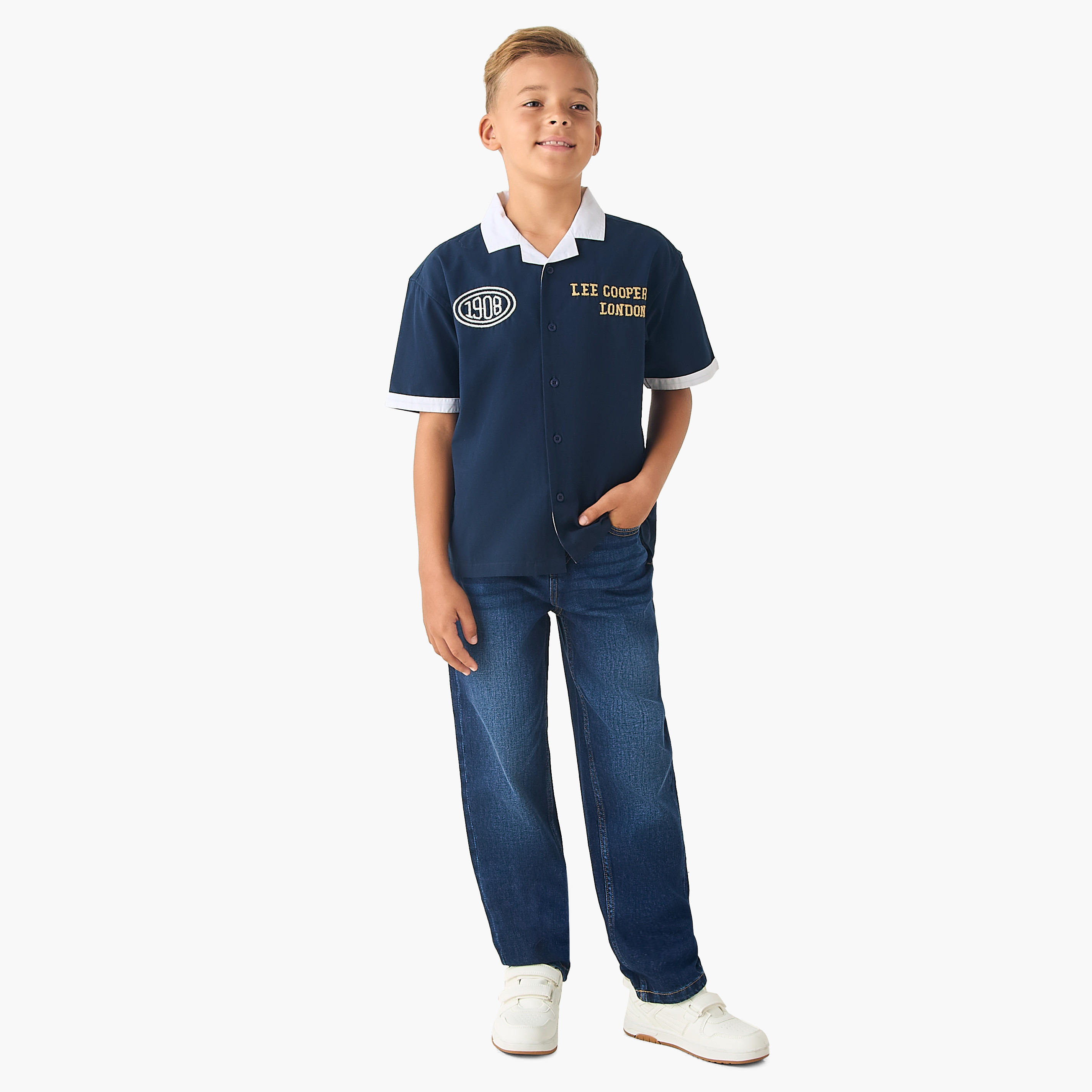 بنطلون جينز بجيوب من لي كوبر-boys-clothing-bottoms-jeans-image-4