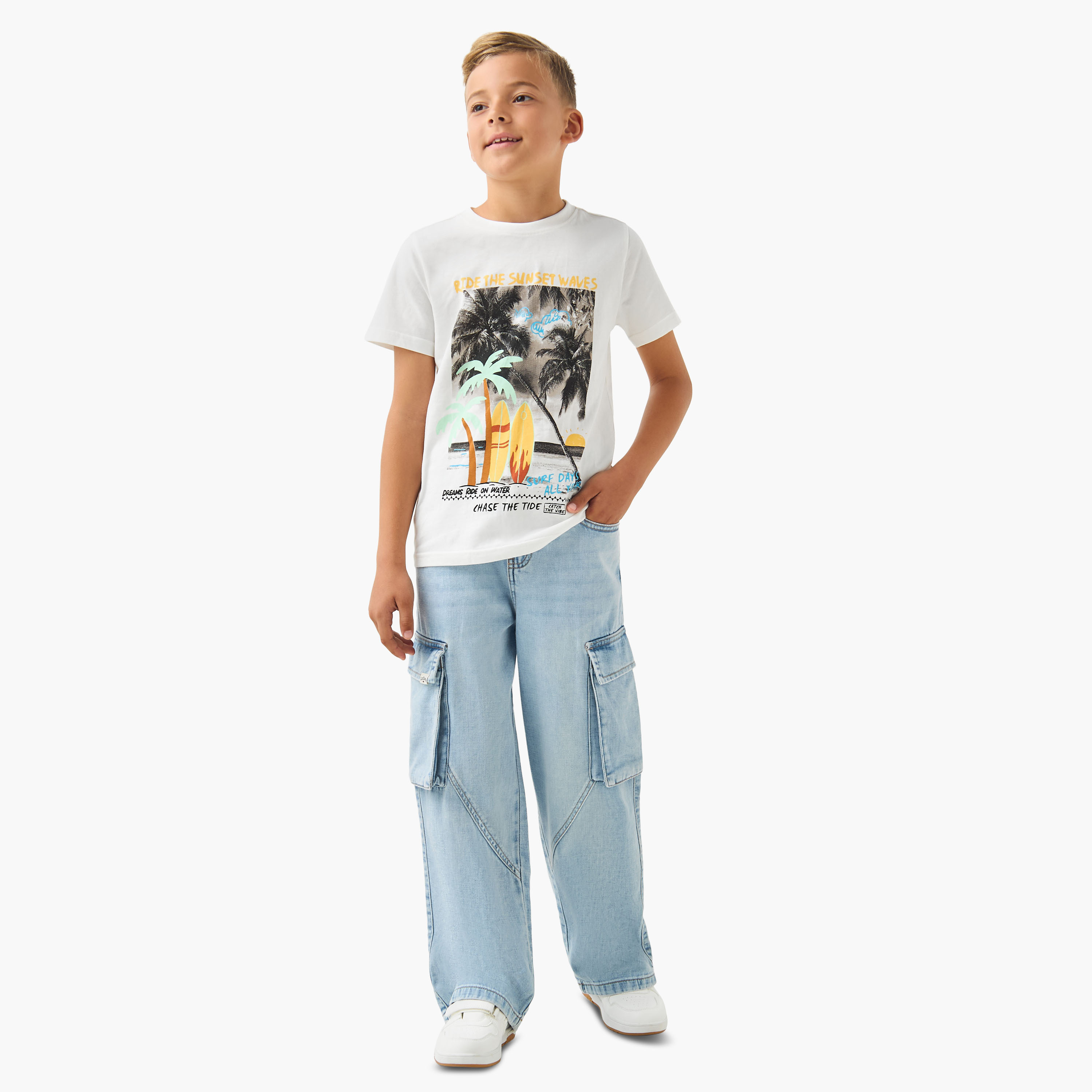 Lee Cooper Jeans with Flap Pockets-boys-clothing-bottoms-jeans-image-2