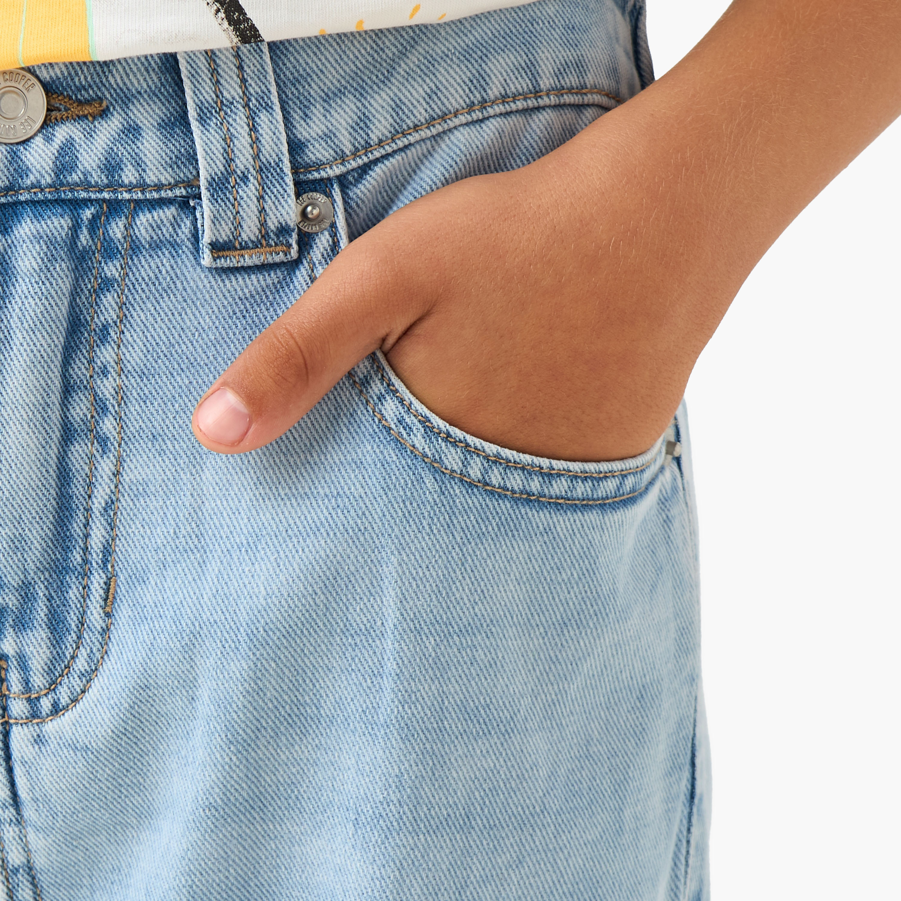 Lee Cooper Jeans with Flap Pockets-boys-clothing-bottoms-jeans-image-4