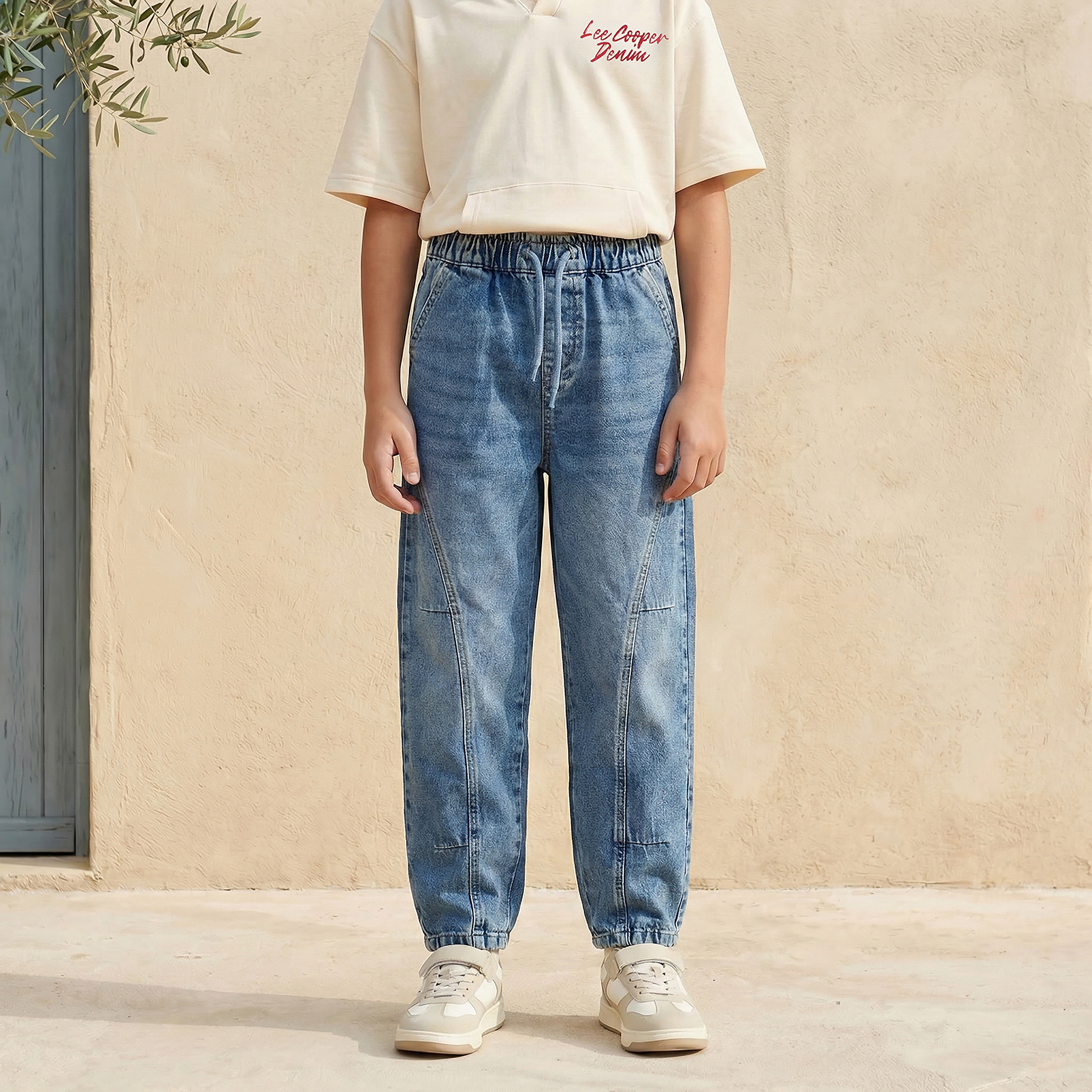 بنطلون جينز برباط إغلاق من لي كوبر-boys-clothing-bottoms-jeans-image-6