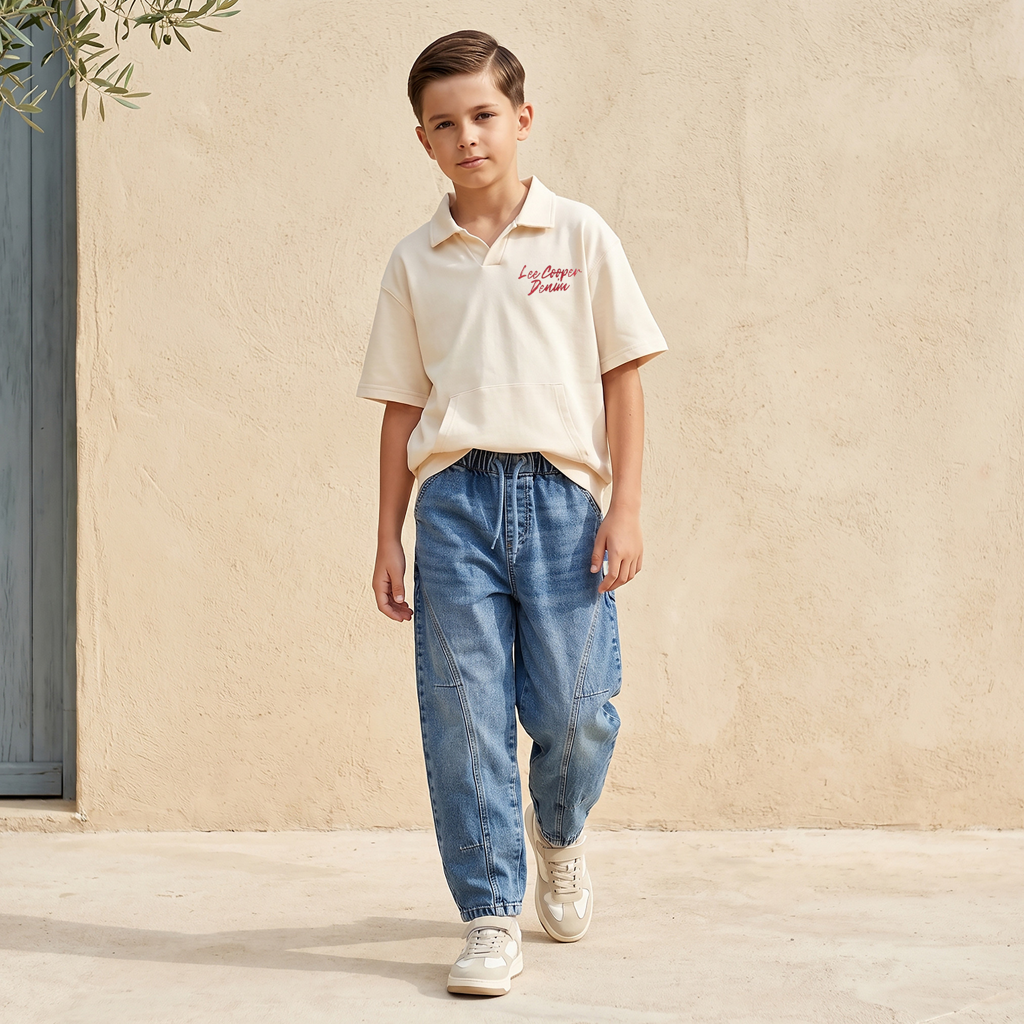 بنطلون جينز برباط إغلاق من لي كوبر-boys-clothing-bottoms-jeans-image-5