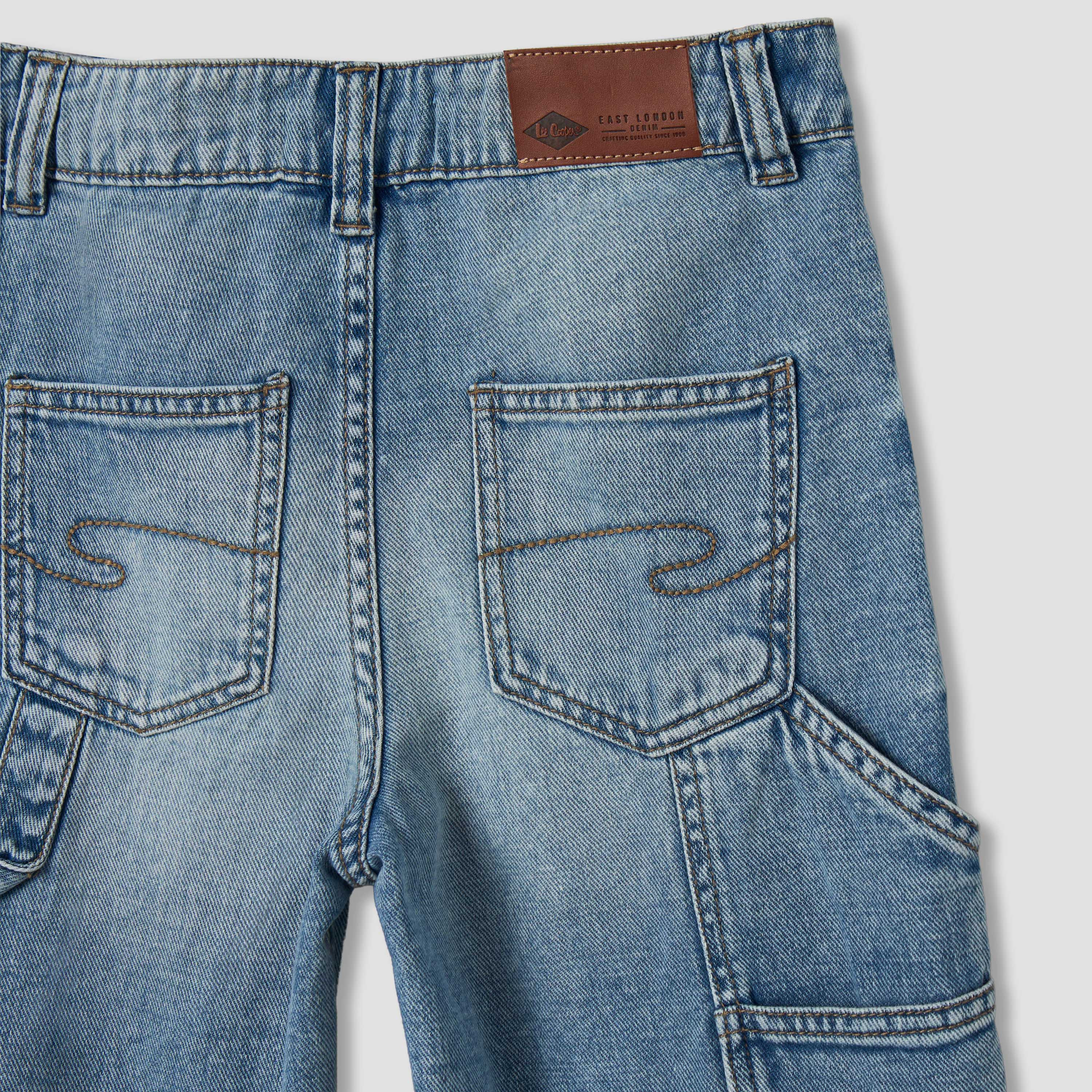 بنطلون جينز فضفاض بجيوب من لي كوبر-boys-clothing-bottoms-jeans-image-1