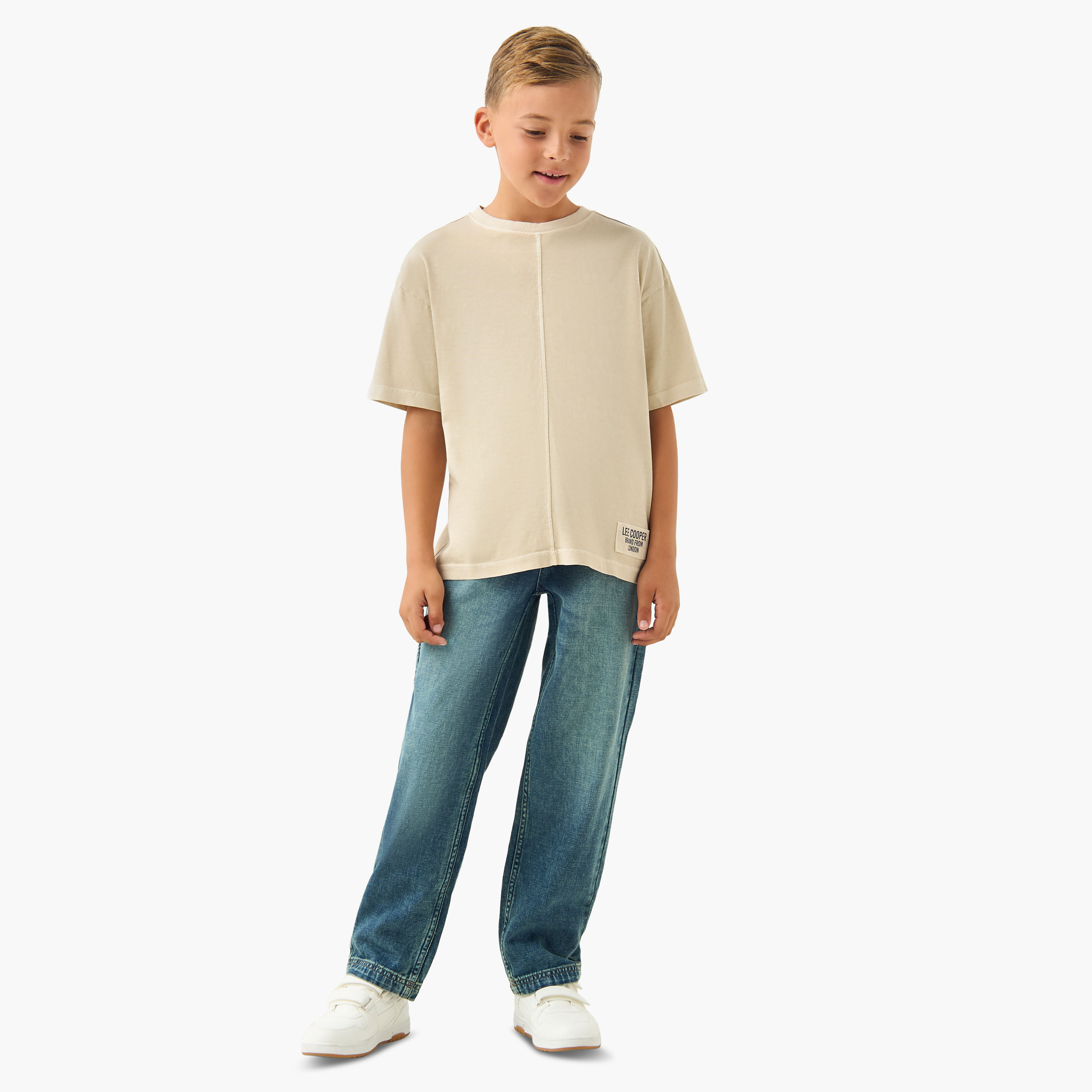 Lee Cooper Loose Fit Jeans with Pockets-boys-clothing-bottoms-jeans-image-2