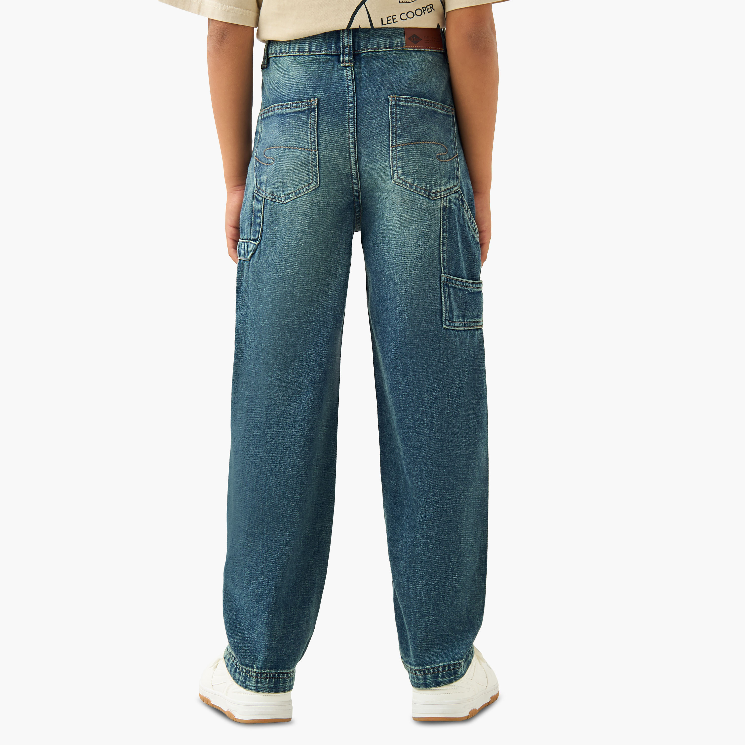 Lee Cooper Loose Fit Jeans with Pockets-boys-clothing-bottoms-jeans-image-3