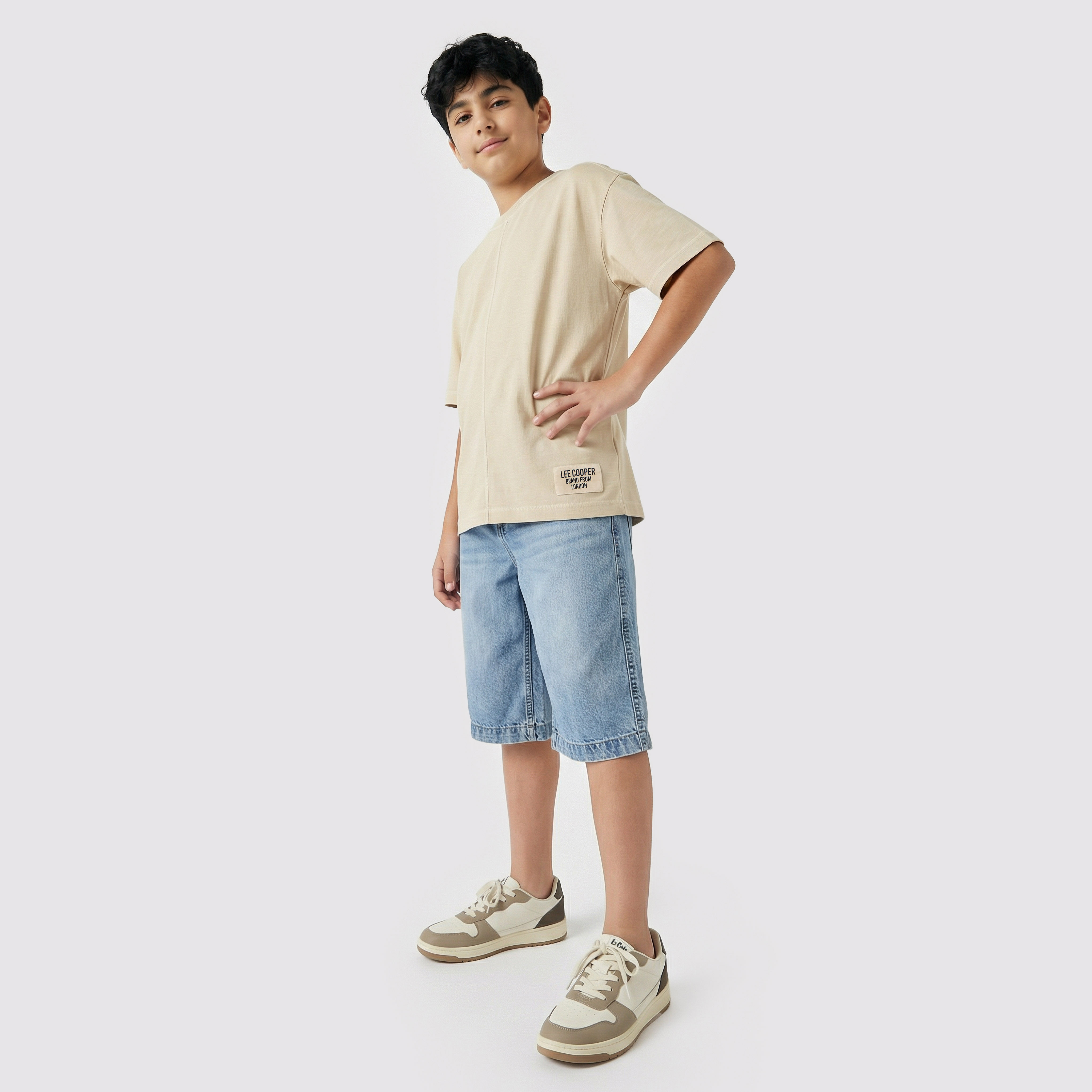 شورت بخصر بزر إغلاق وجيوب من لي كوبر-boys-clothing-bottoms-shorts-image-5