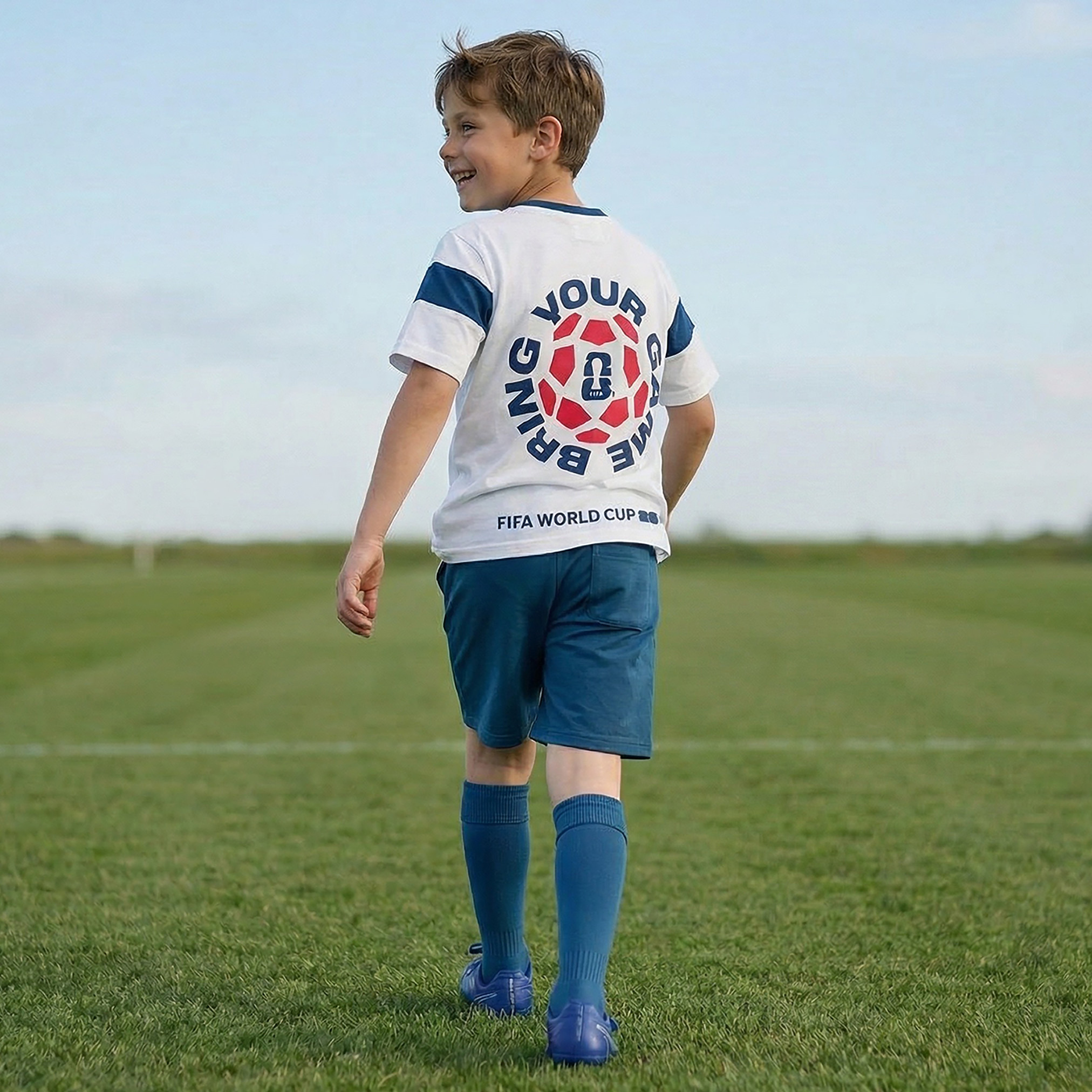 FIFA Crew Neck Short Sleeves T-shirt with World Cup Print-sports-boys-clothing-tops-image-3
