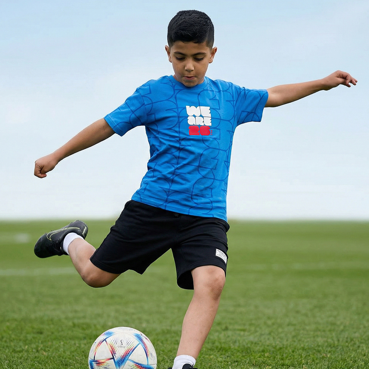 FIFA Crew Neck Short Sleeves T-shirt with Graphic Print-boys-clothing-sportswear-tops-image-2