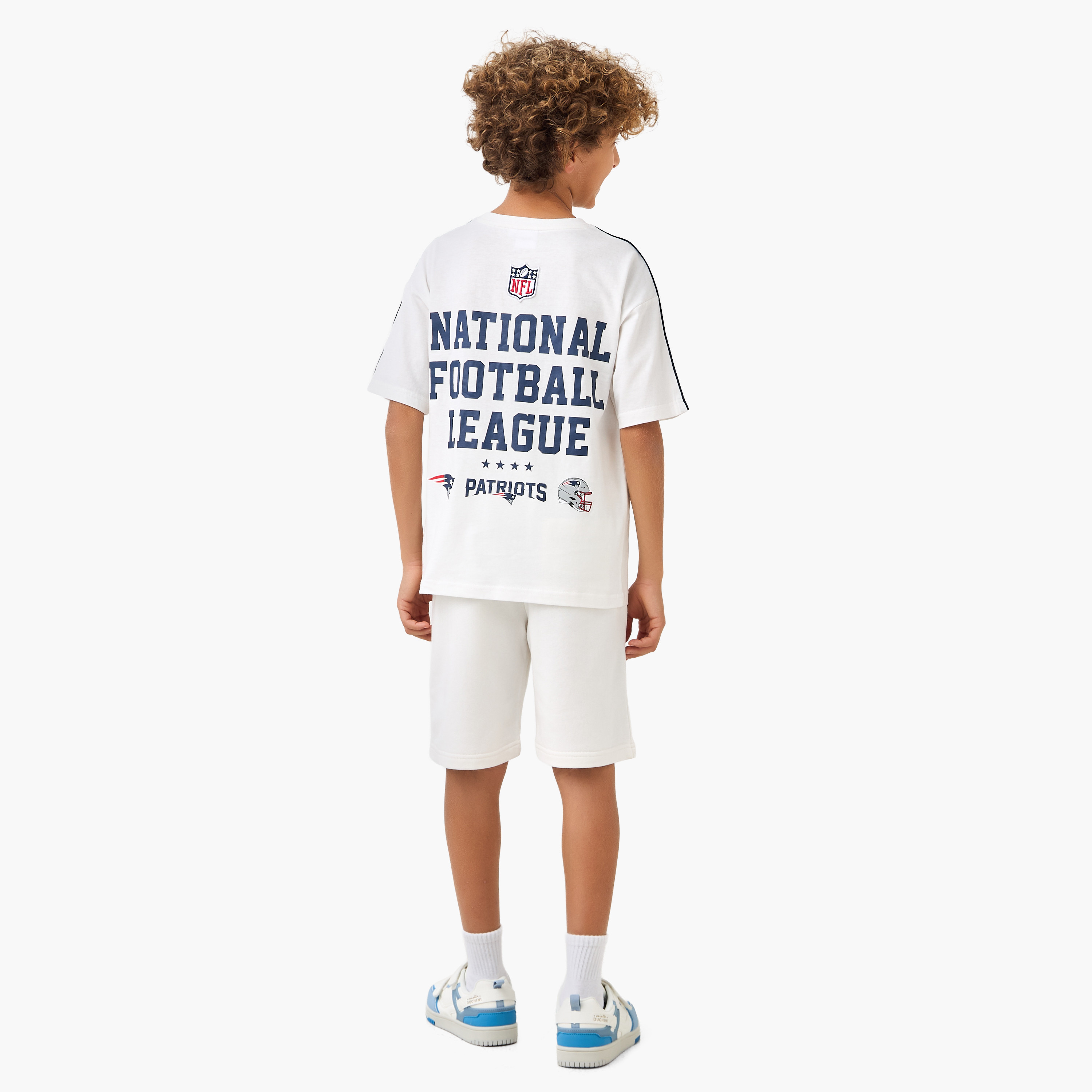 XYZ Crew Neck Short Sleeve T-shirt and Shorts Set with Drawstring Closure-sports-boys-clothing-sets-image-4