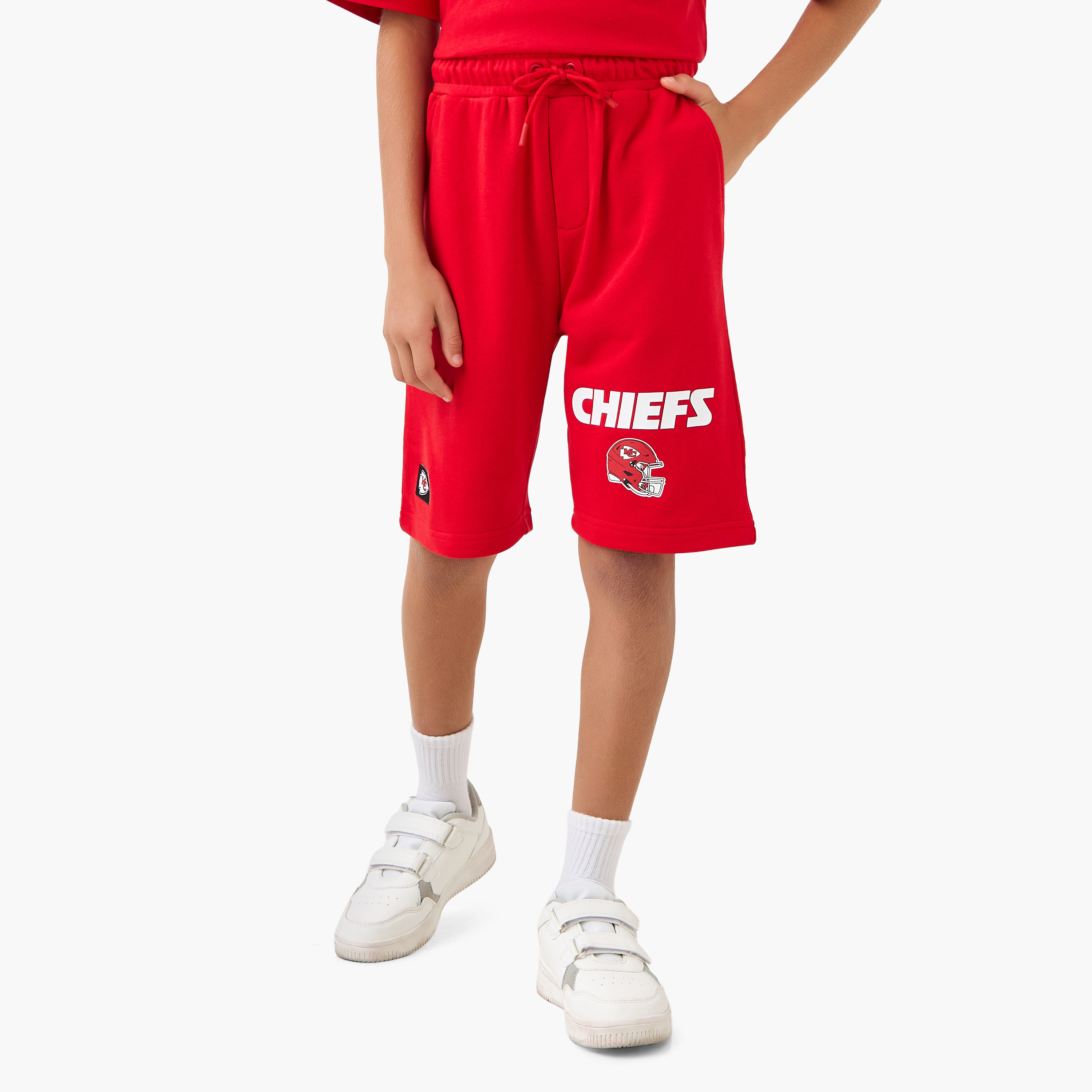 XYZ Crew Neck Short Sleeve T-shirt and Shorts Set with Drawstring Closure-sports-boys-clothing-sets-image-3