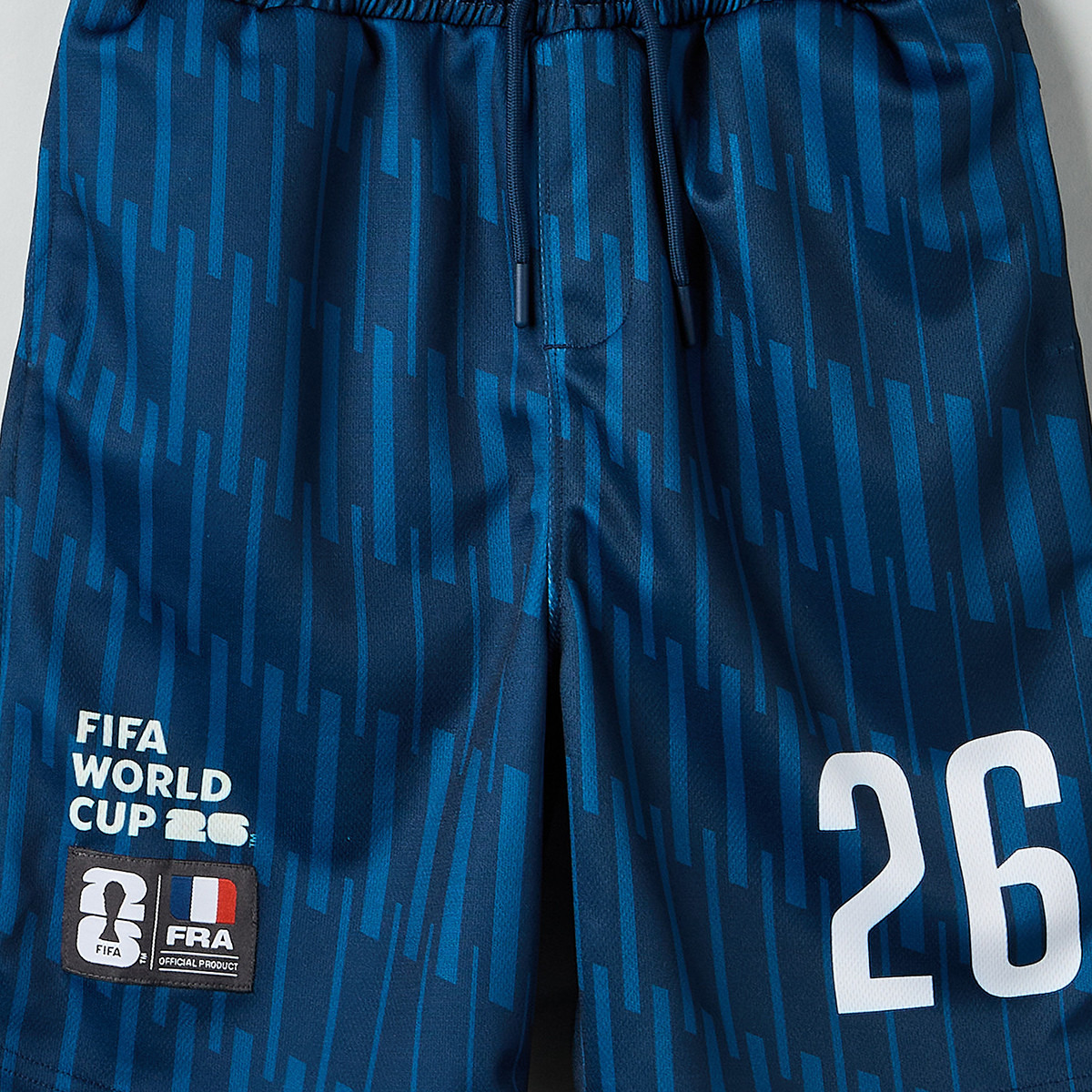 FIFA Crew Neck Short Sleeves T-shirt and Shorts Set with France Print-boys-clothing-sportswear-sets-image-6