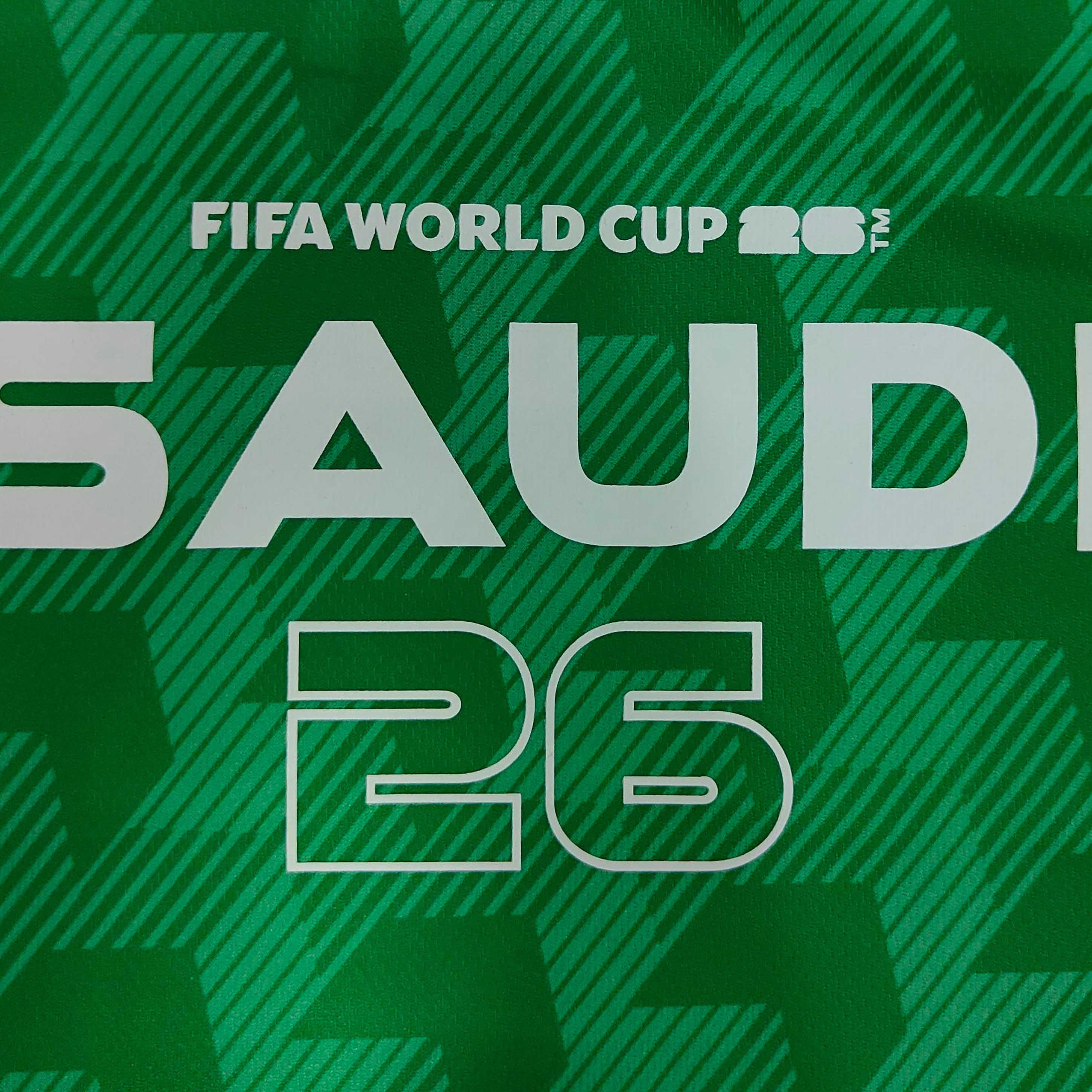 FIFA V-neck Short Sleeves T-shirt and Shorts Set with Saudi Arabia Print-boys-clothing-sportswear-sets-image-5