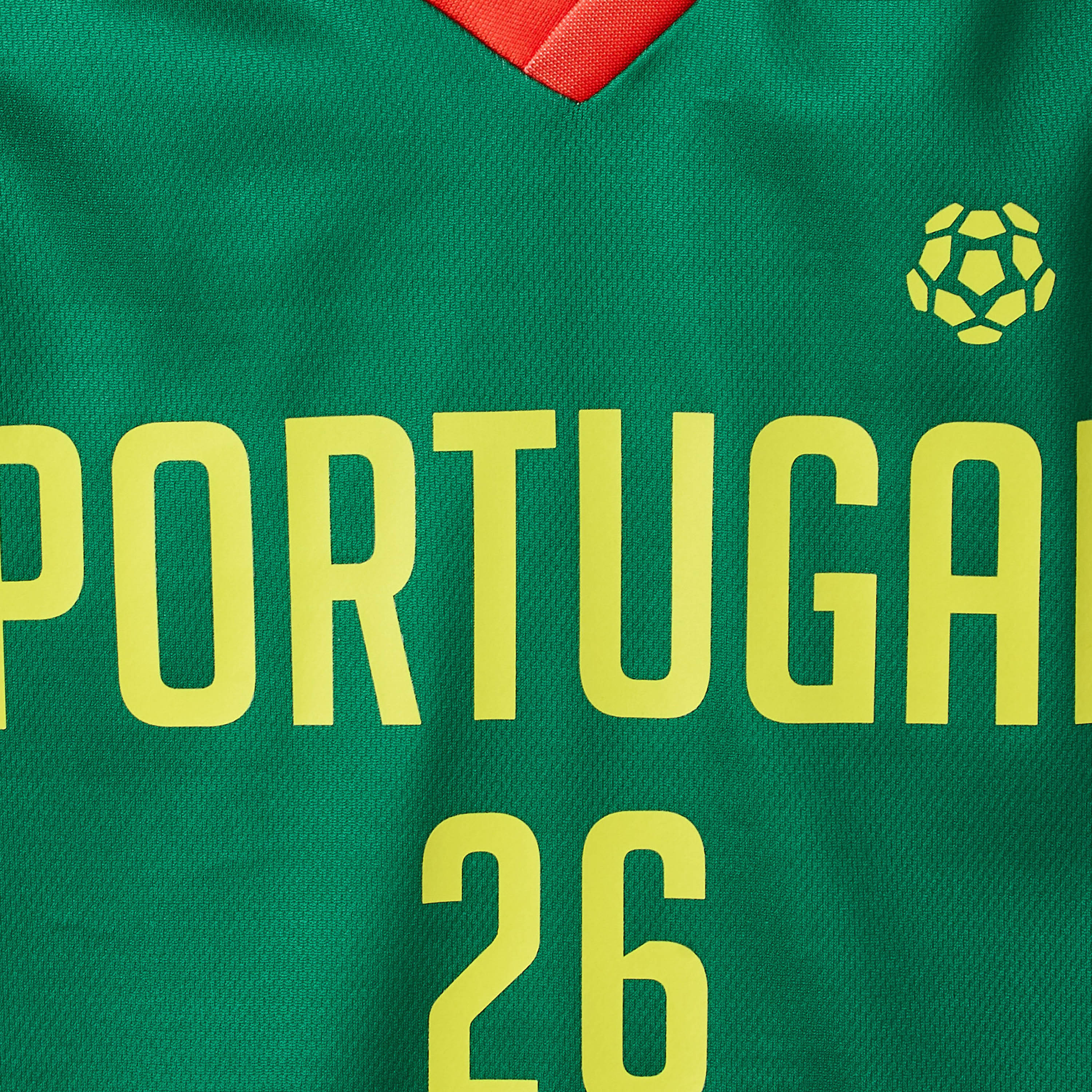 FIFA V-neck Short Sleeves T-shirt and Shorts Set with Portugal Print-boys-clothing-sportswear-sets-image-5