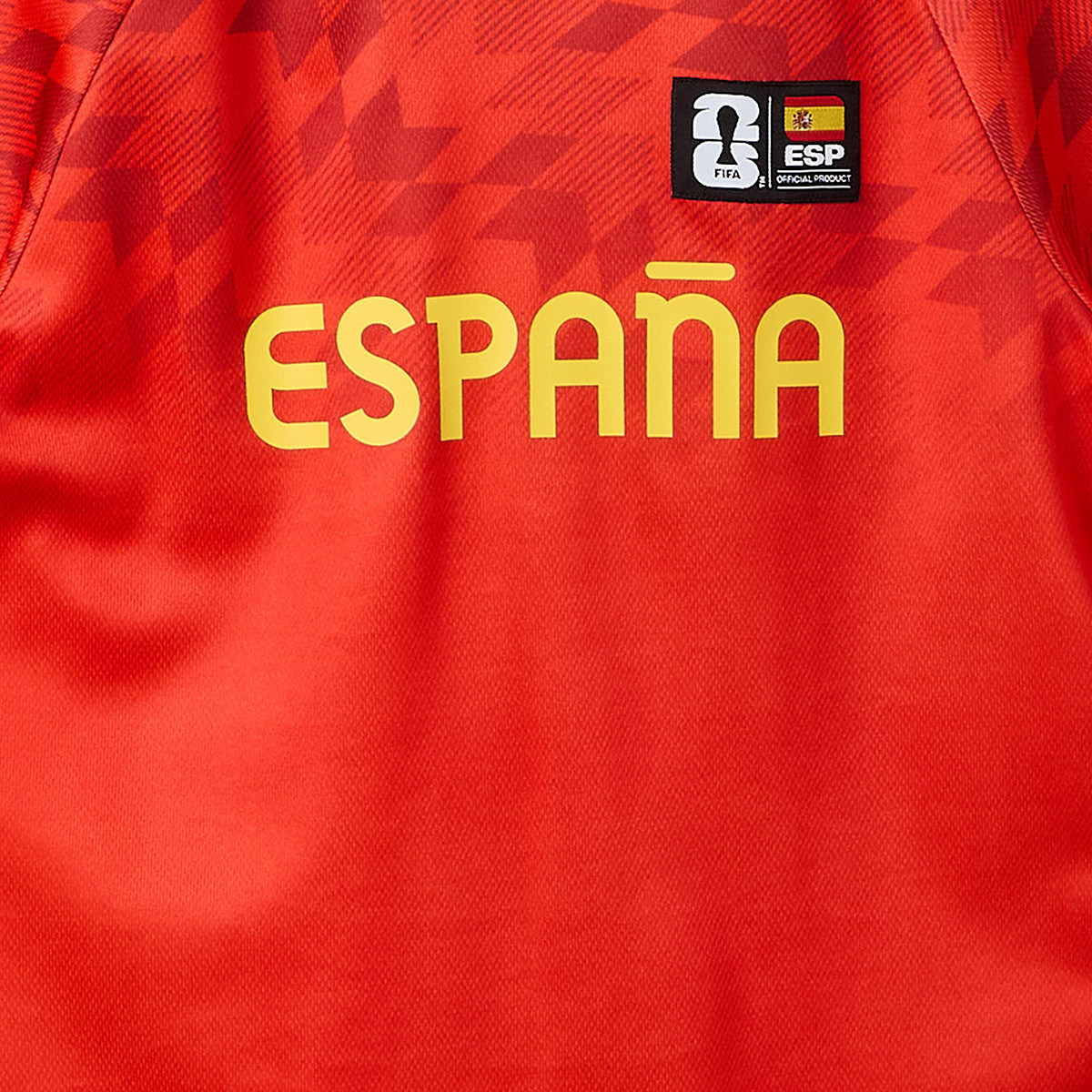 FIFA V-neck Short Sleeves T-shirt and Shorts Set with Espana Print-boys-clothing-sportswear-sets-image-5