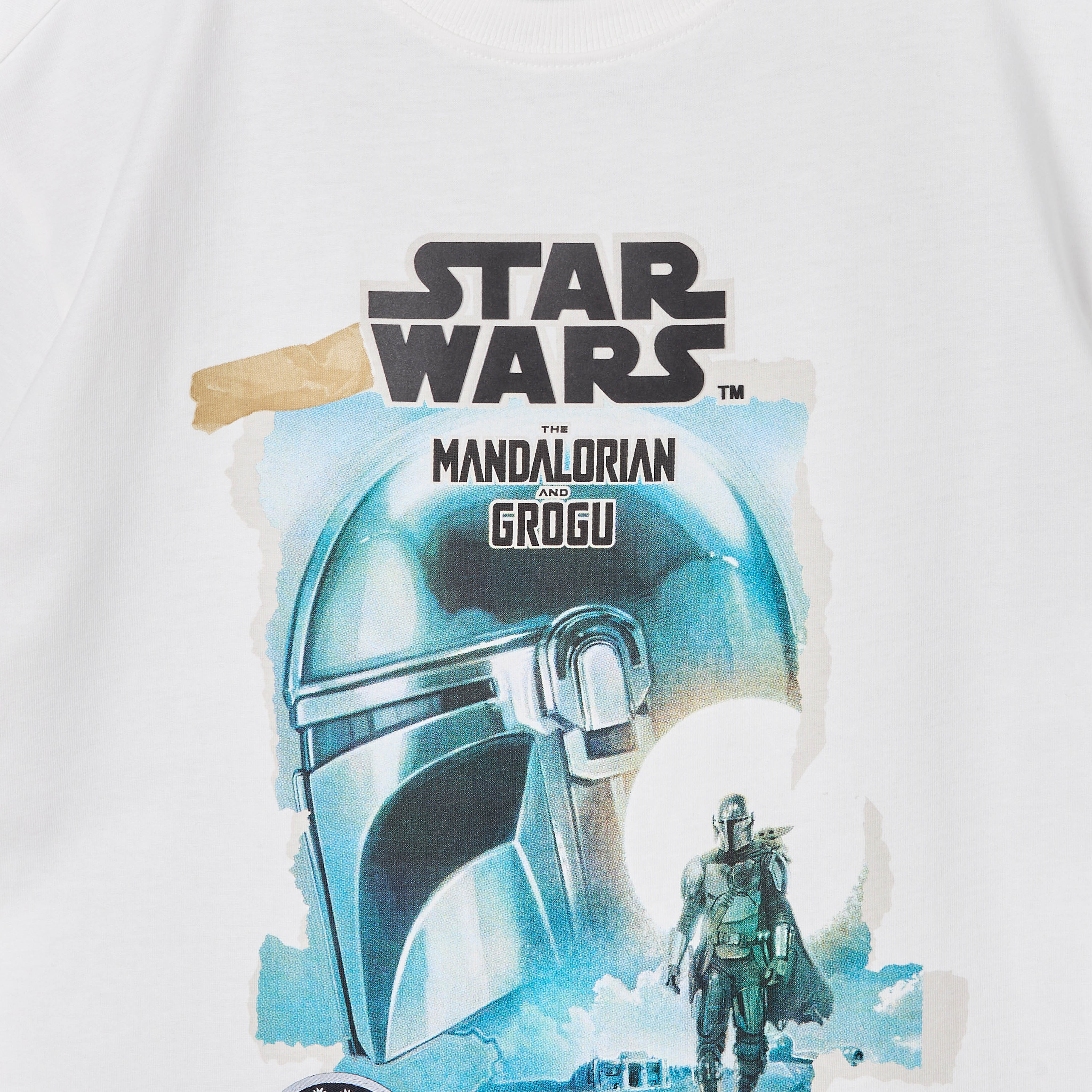 Disney Crew Neck Short Sleeves T-shirt with Star Wars Print-boys-clothing-tshirtsandpolos-image-4