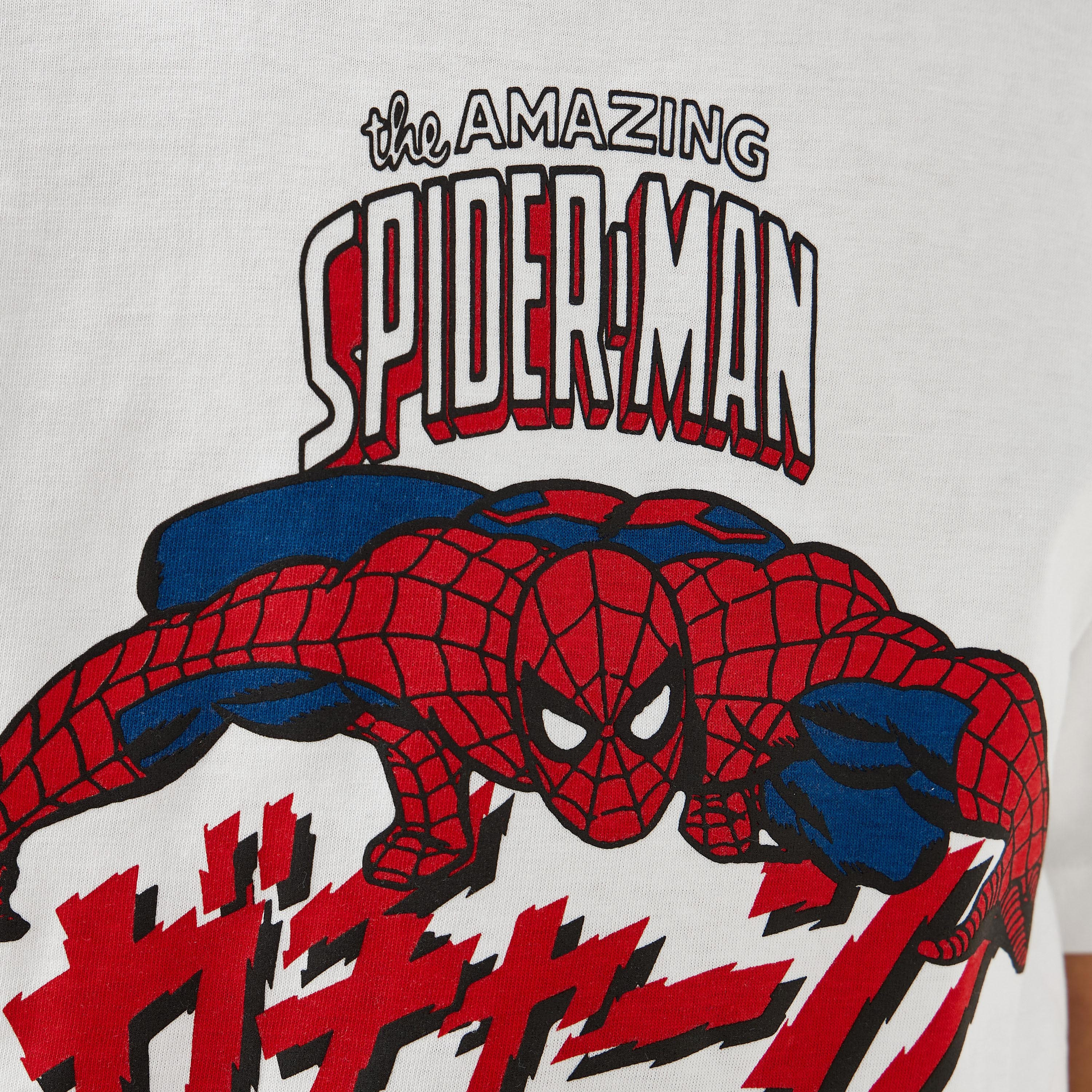 Crew Neck Short Sleeves T-shirt with Spider-Man Print-boys-clothing-tshirtsandpolos-image-5