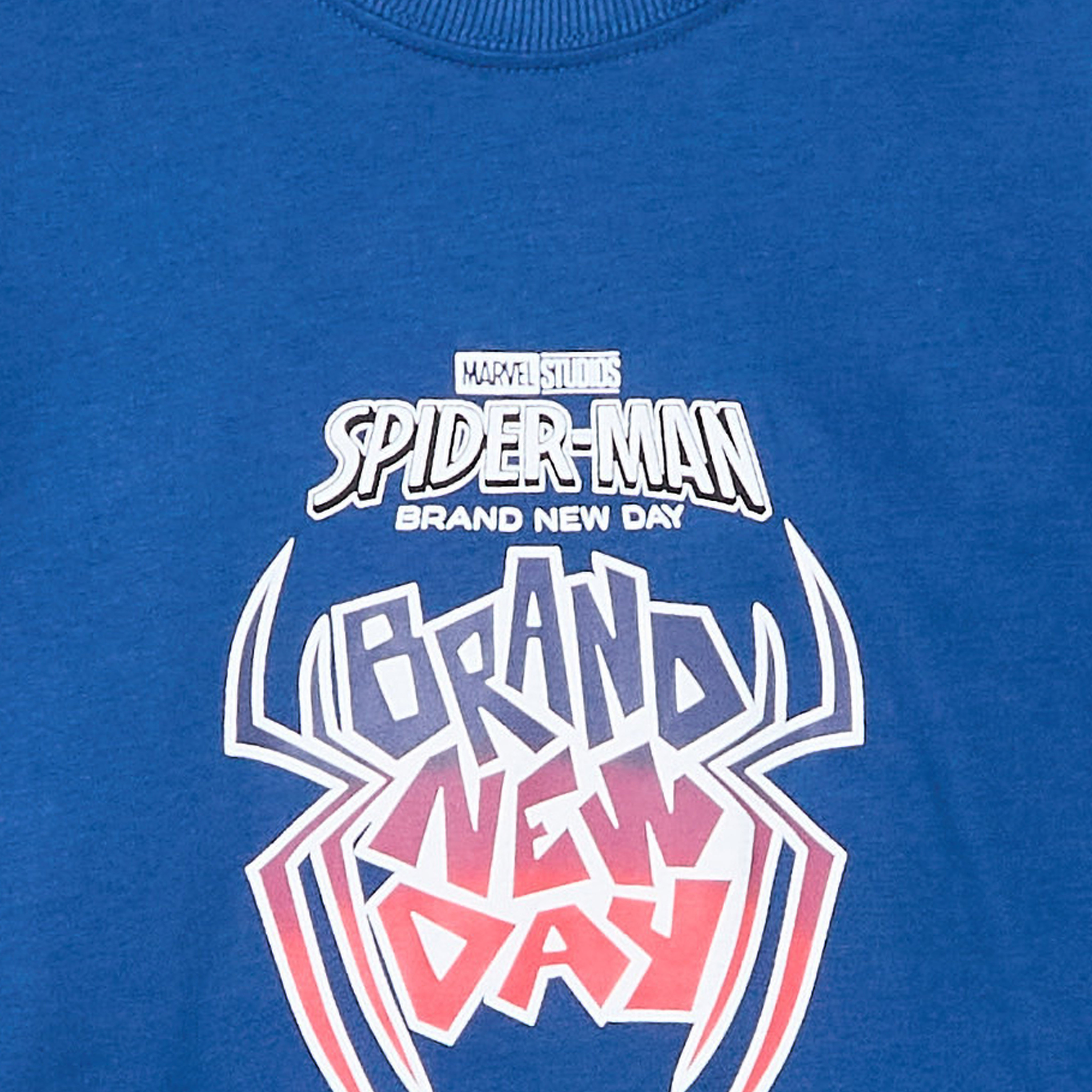 Crew Neck Short Sleeve T-shirt with Spider-Man Print-boys-clothing-tshirtsandpolos-image-4