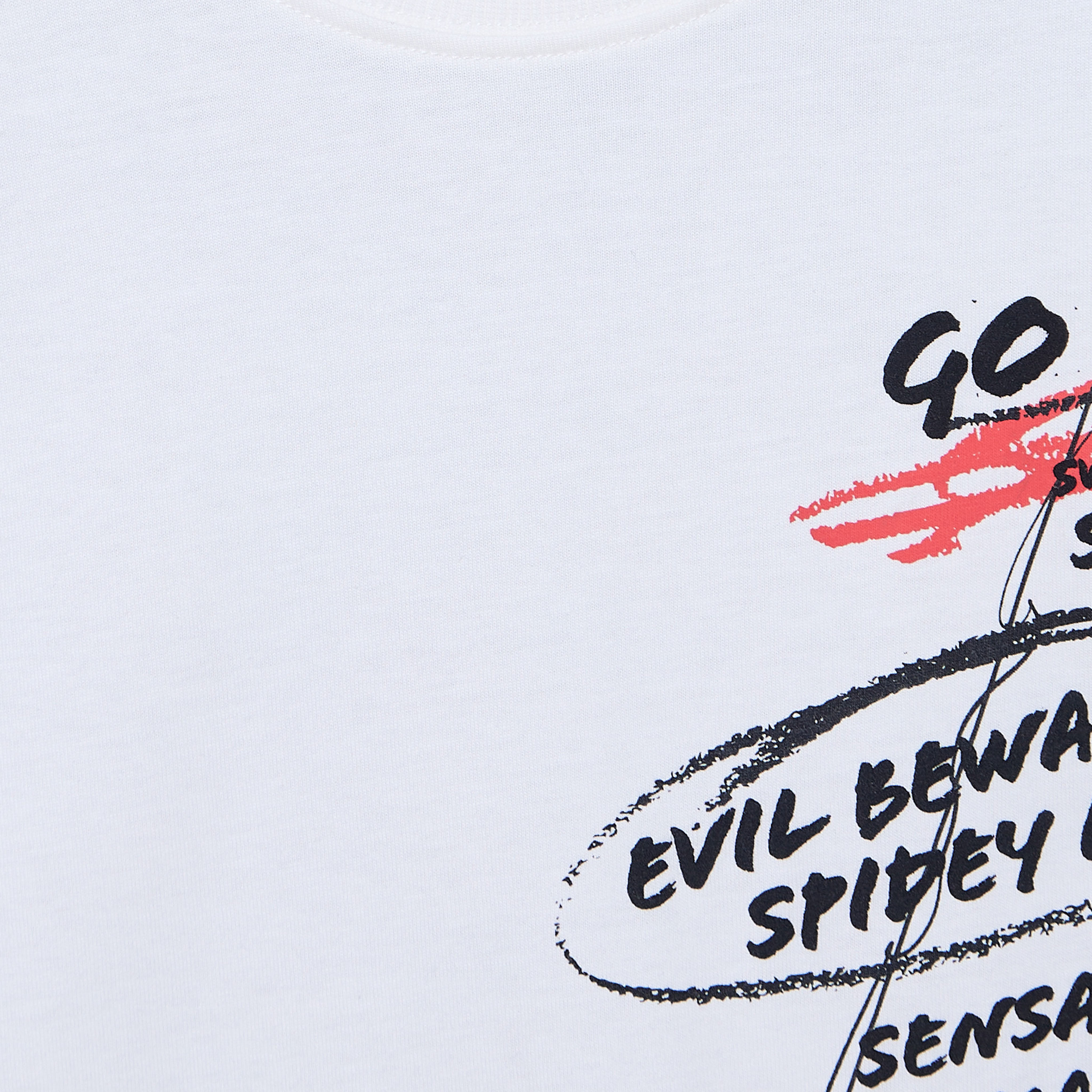Crew Neck Short Sleeves T-shirt and Shorts Set with Spider-Man Print-boys-clothing-setsandcoords-image-5