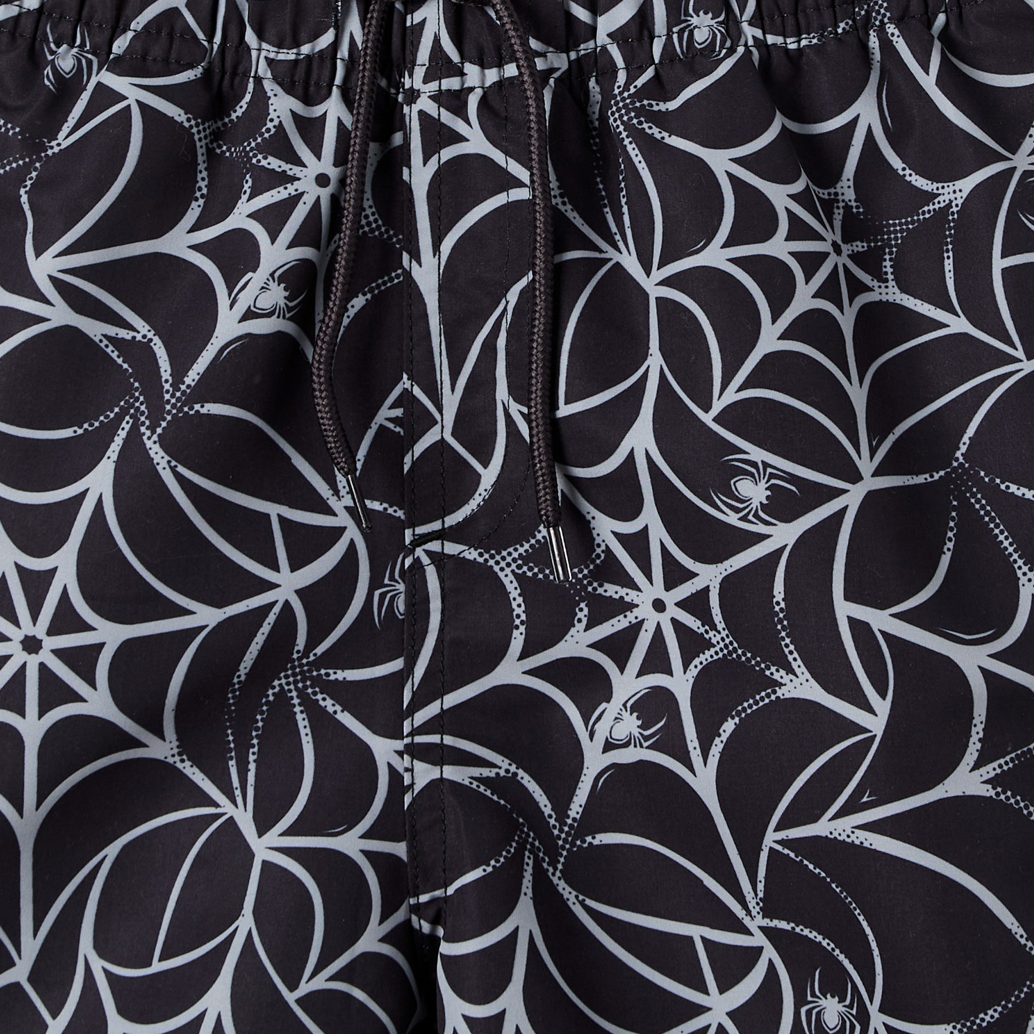 Round Neck Short Sleeve Rash Guard and Swim Shorts Set with Spider-Man Print-boys-clothing-swimwear-image-6