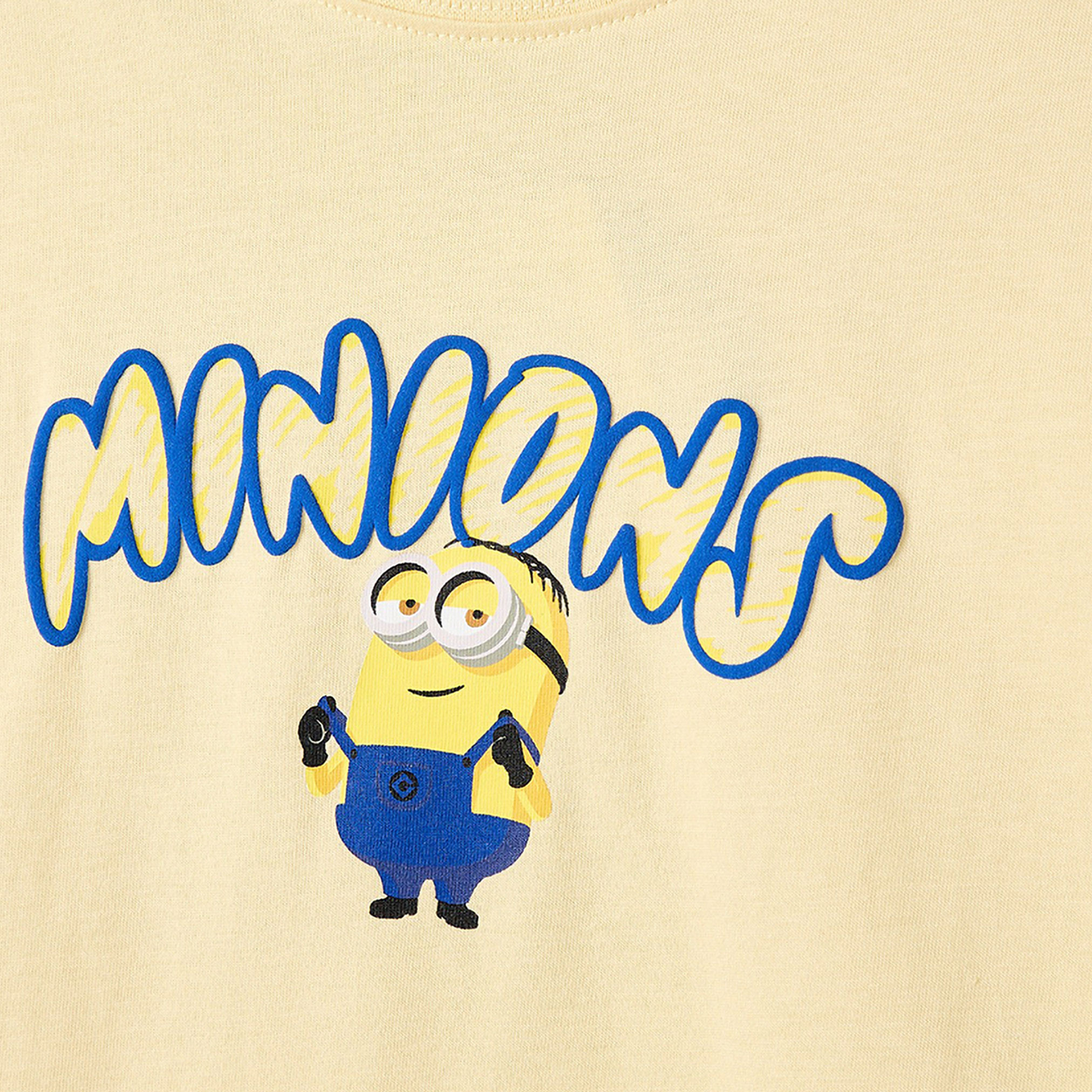 Crew Neck Short Sleeves T-shirt with Minions Print-boys-clothing-tshirtsandpolos-image-4