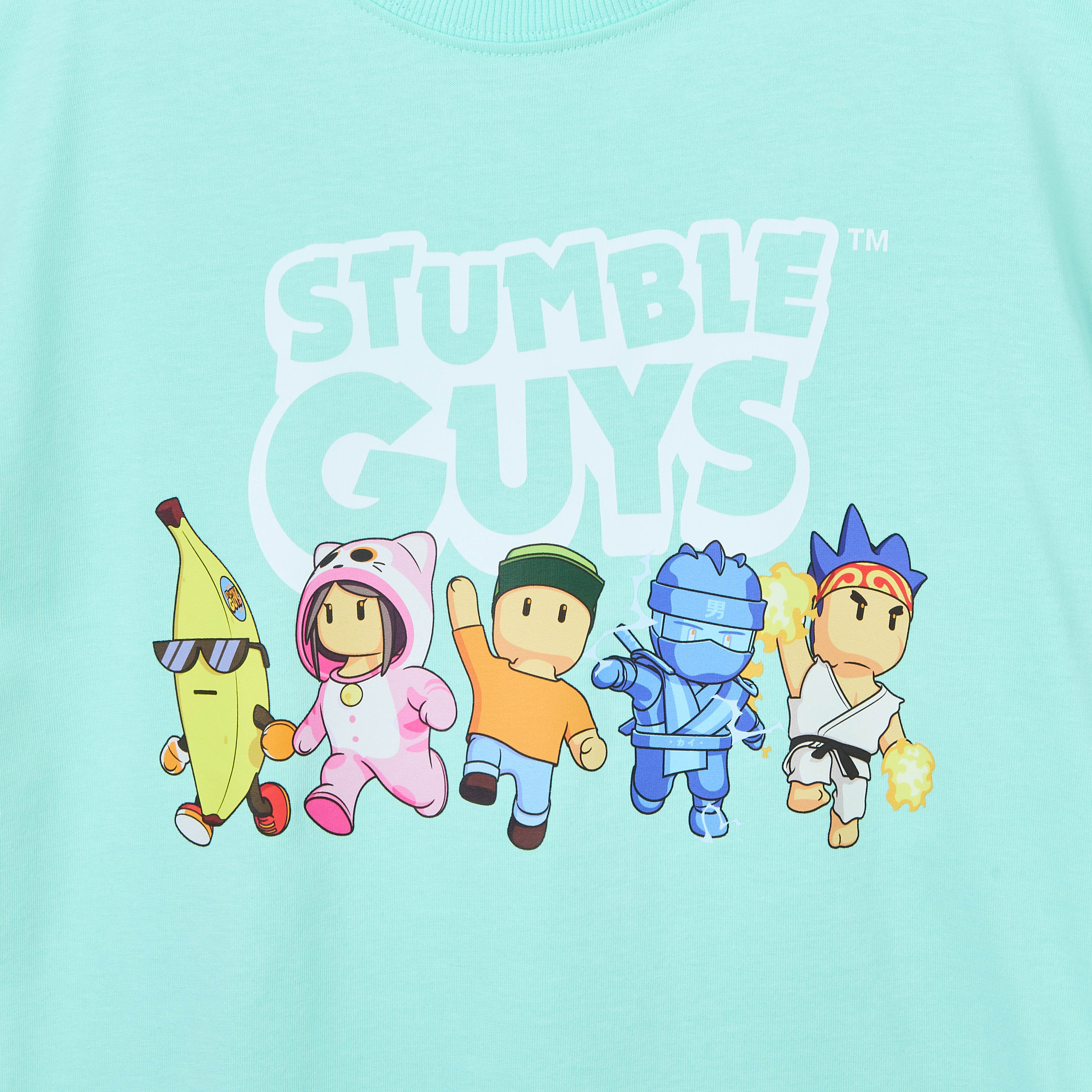 Disney Crew Neck Short Sleeve T-shirt with Stumble Guys Print-boys-clothing-tshirtsandpolos-image-4