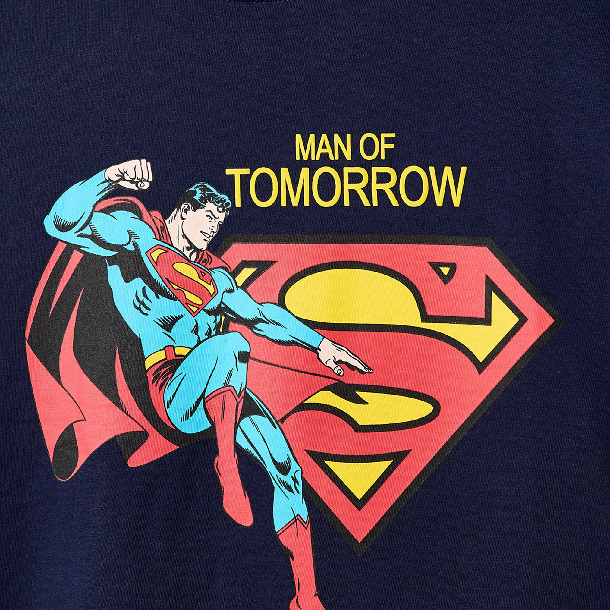 Crew Neck Short Sleeves T-shirt with Superman Print-boys-clothing-tshirtsandpolos-image-4